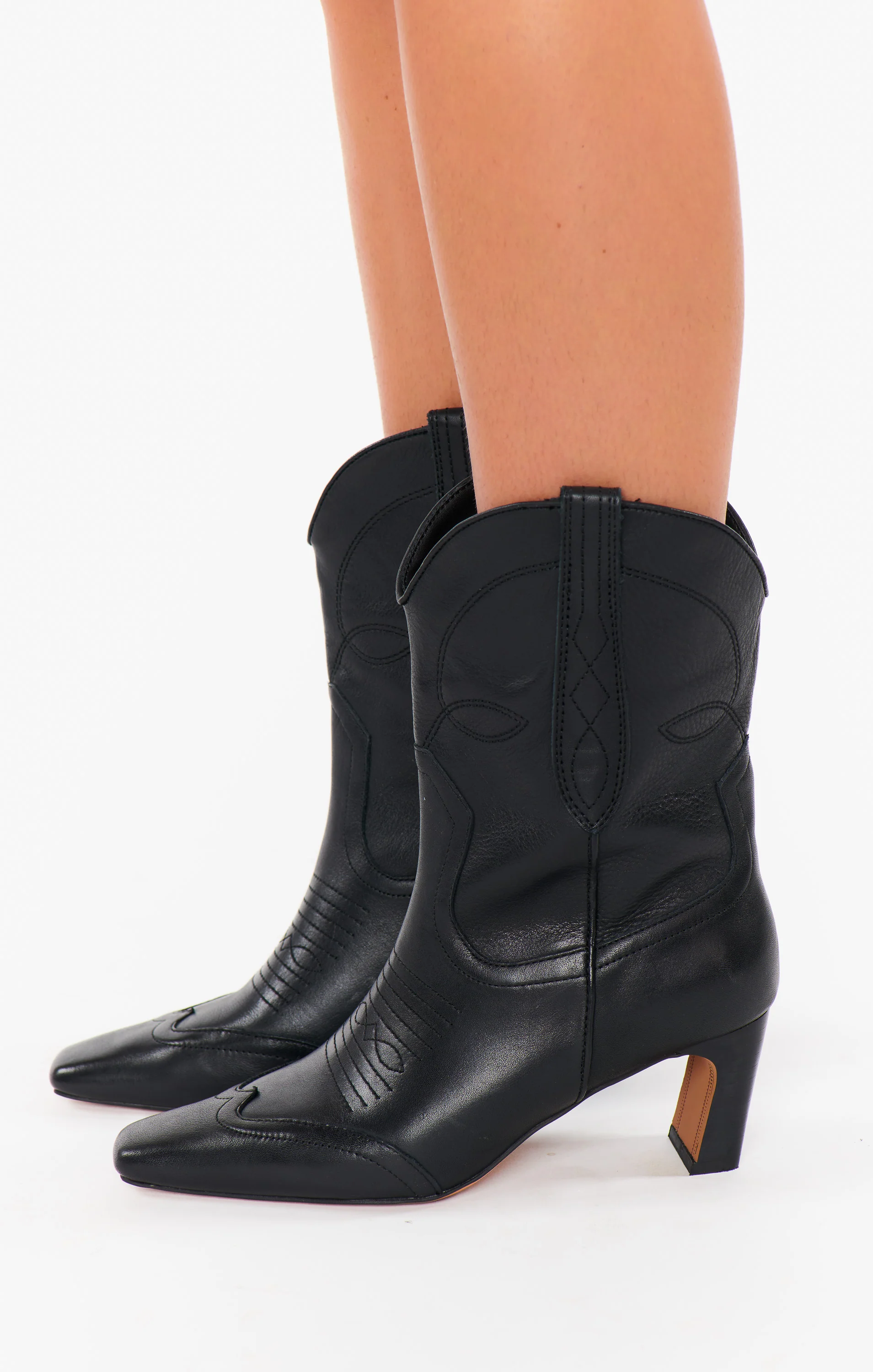 Steve Madden Josefine Bootie ~ Black Leather - Image 3