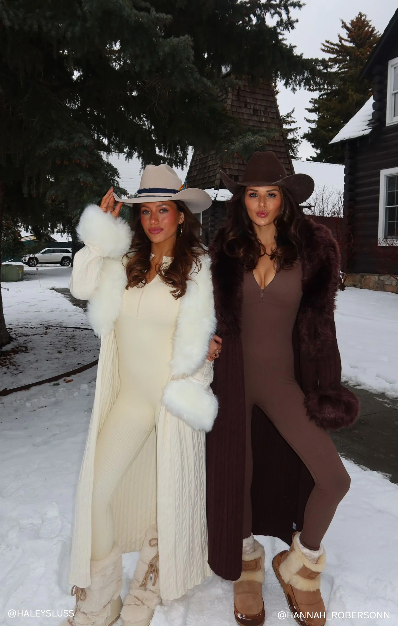 Stormi Cardigan ~ Chocolate Cable Knit with Faux Fur - Image 6