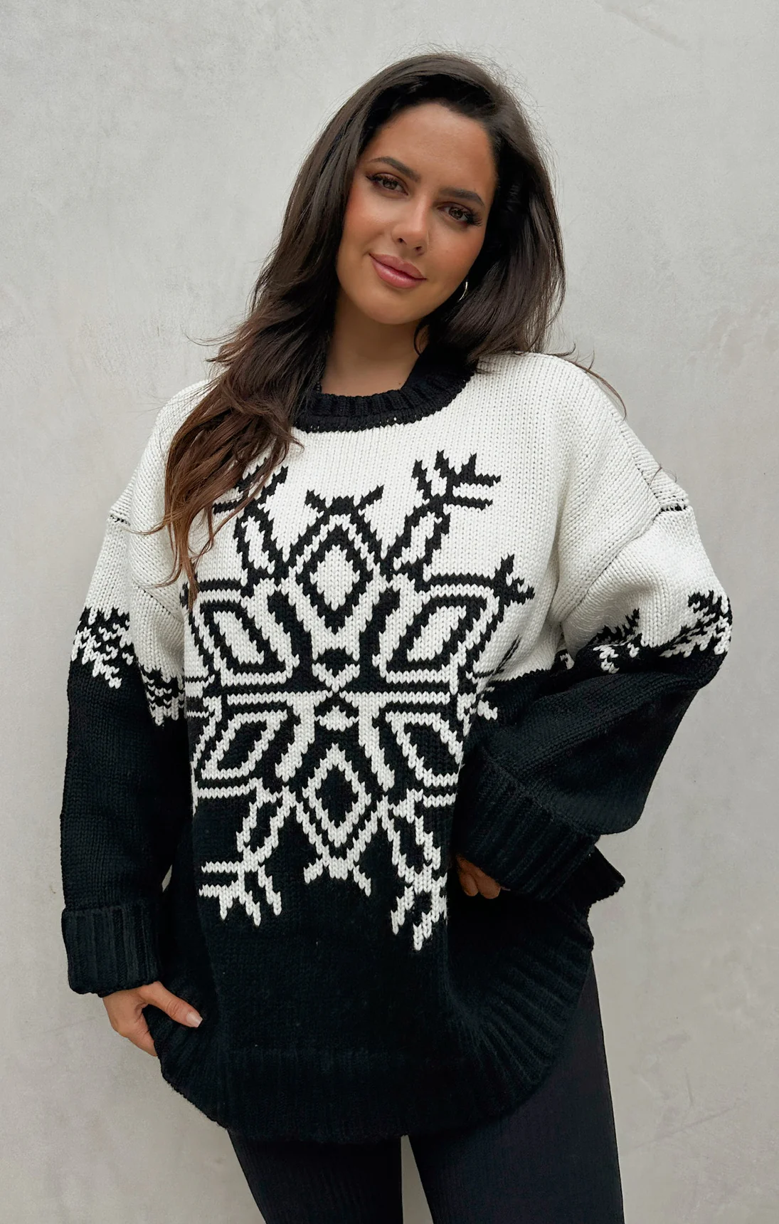 Stowe Sweater ~ Snowflake Knit - Image 11