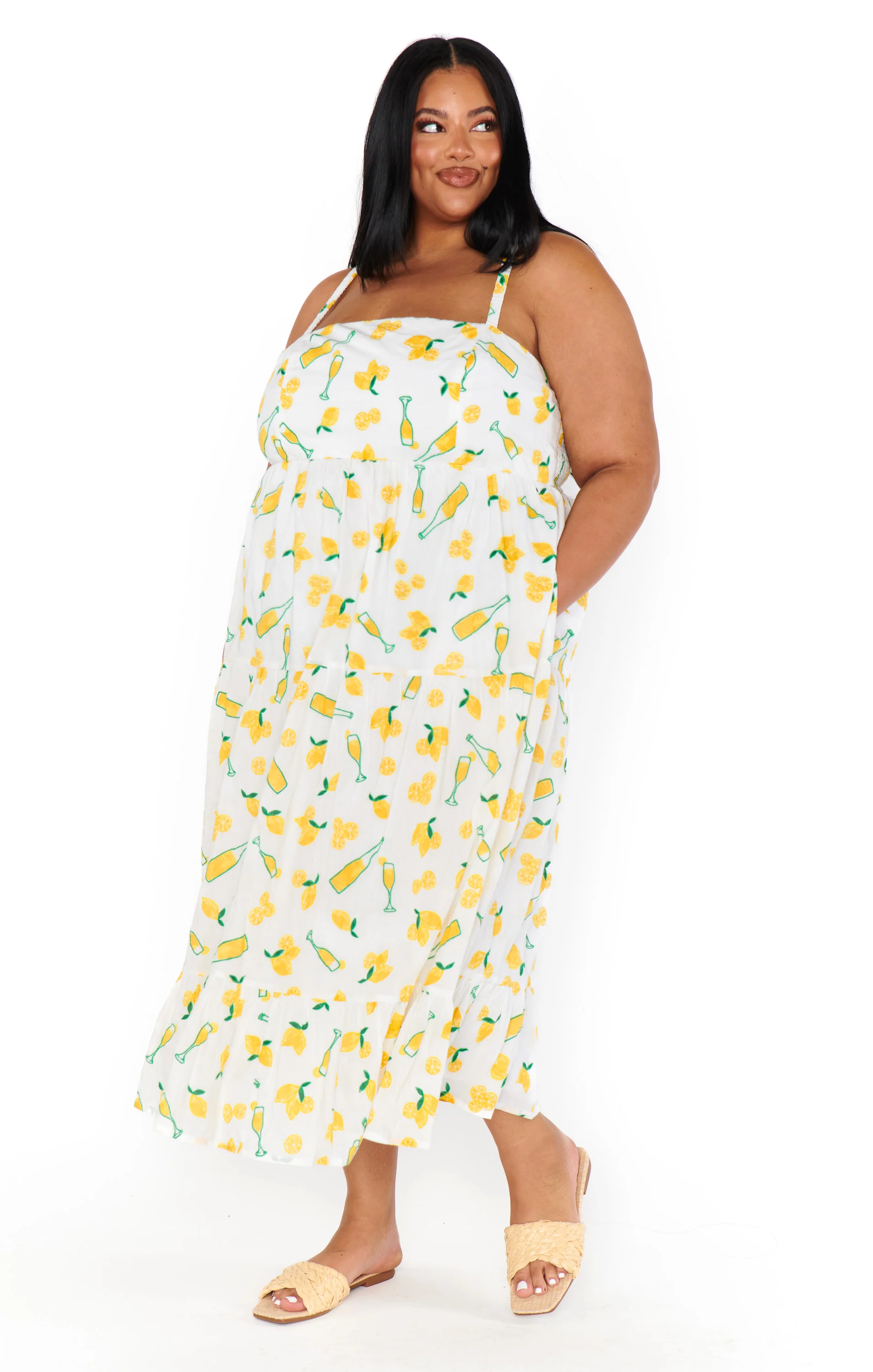Summer Fling Midi Dress ~ Limoncello Embroidery - Image 11