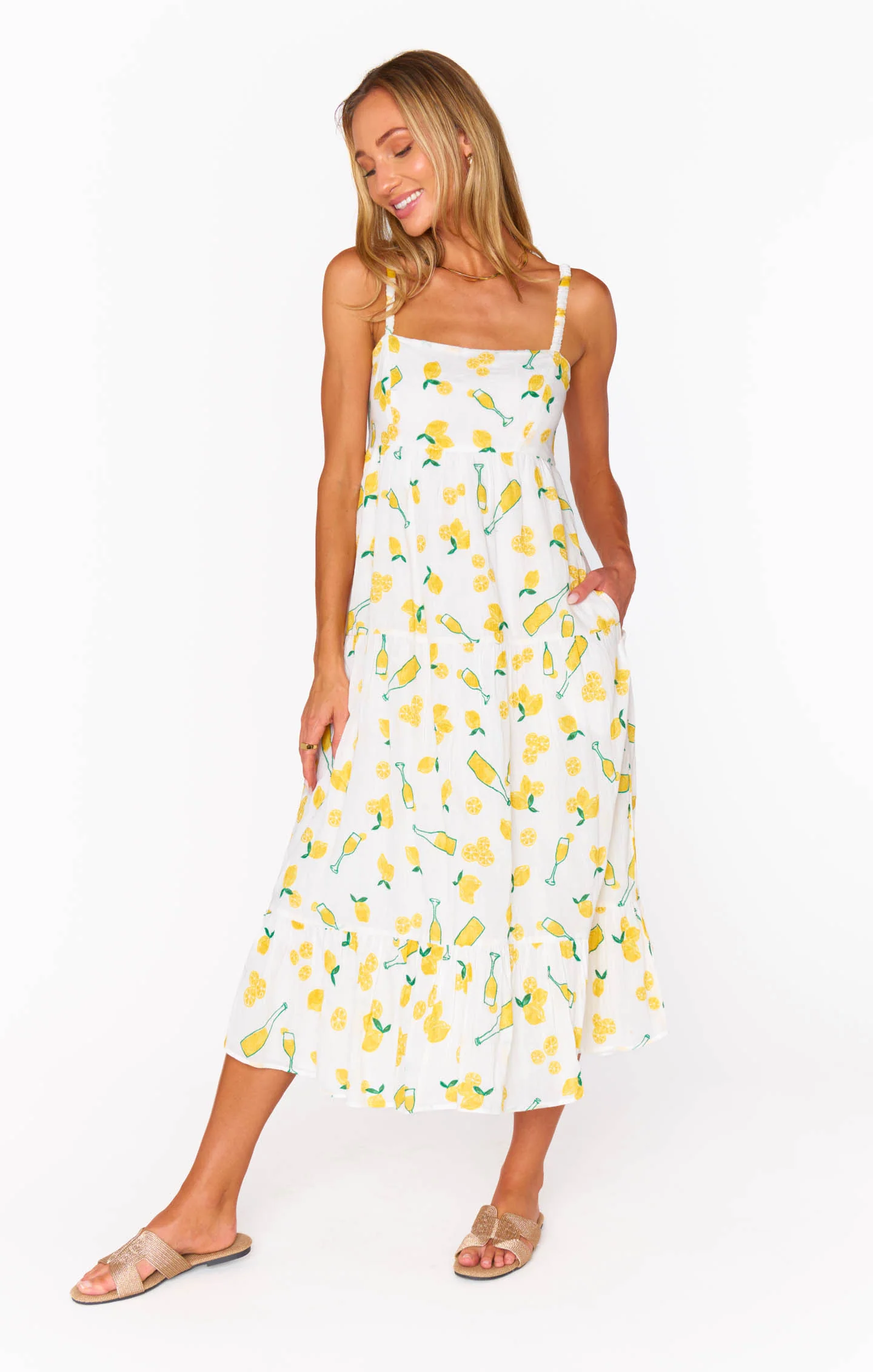Summer Fling Midi Dress ~ Limoncello Embroidery - Image 13