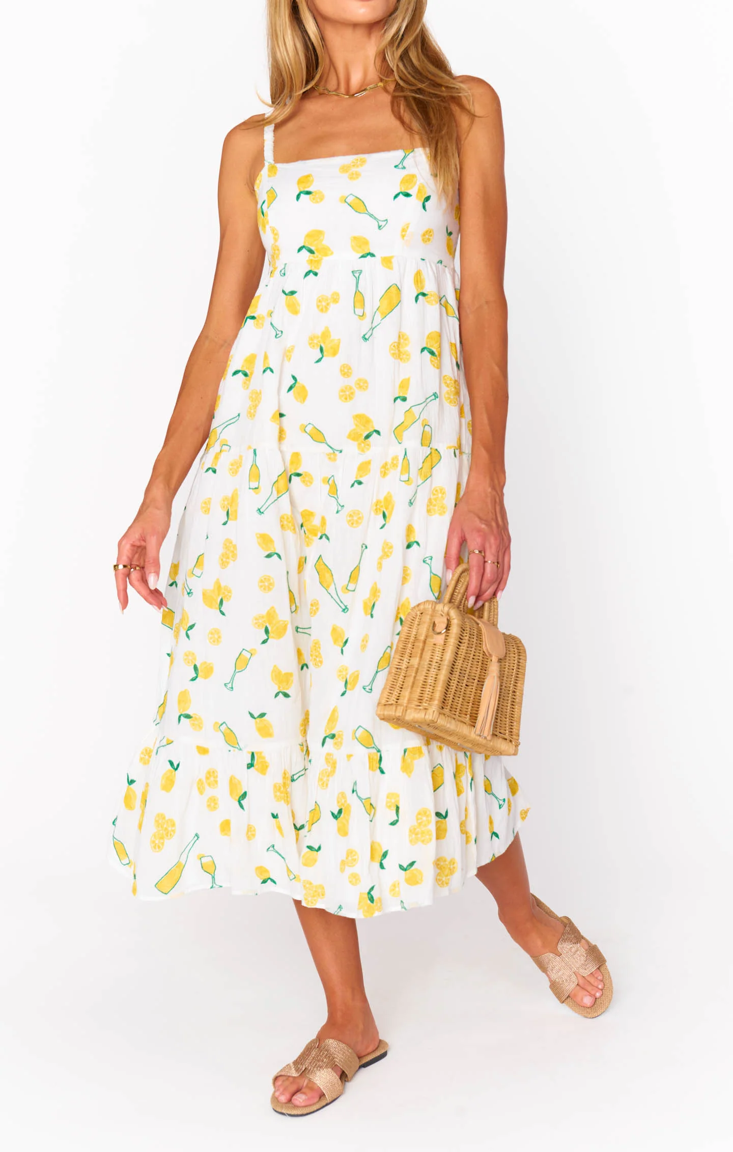Summer Fling Midi Dress ~ Limoncello Embroidery - Image 3
