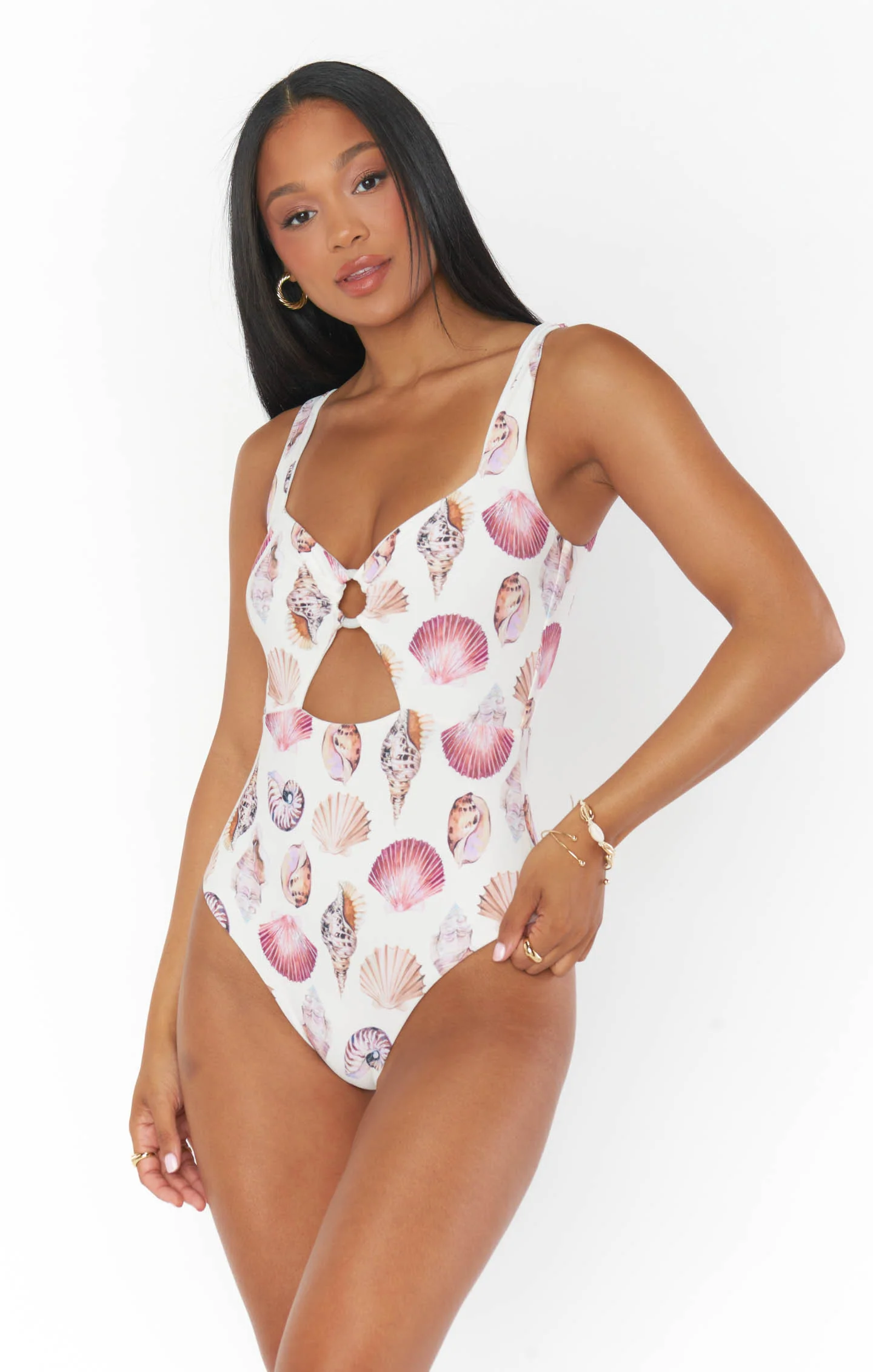 Summer One Piece ~ White Shells - Image 7