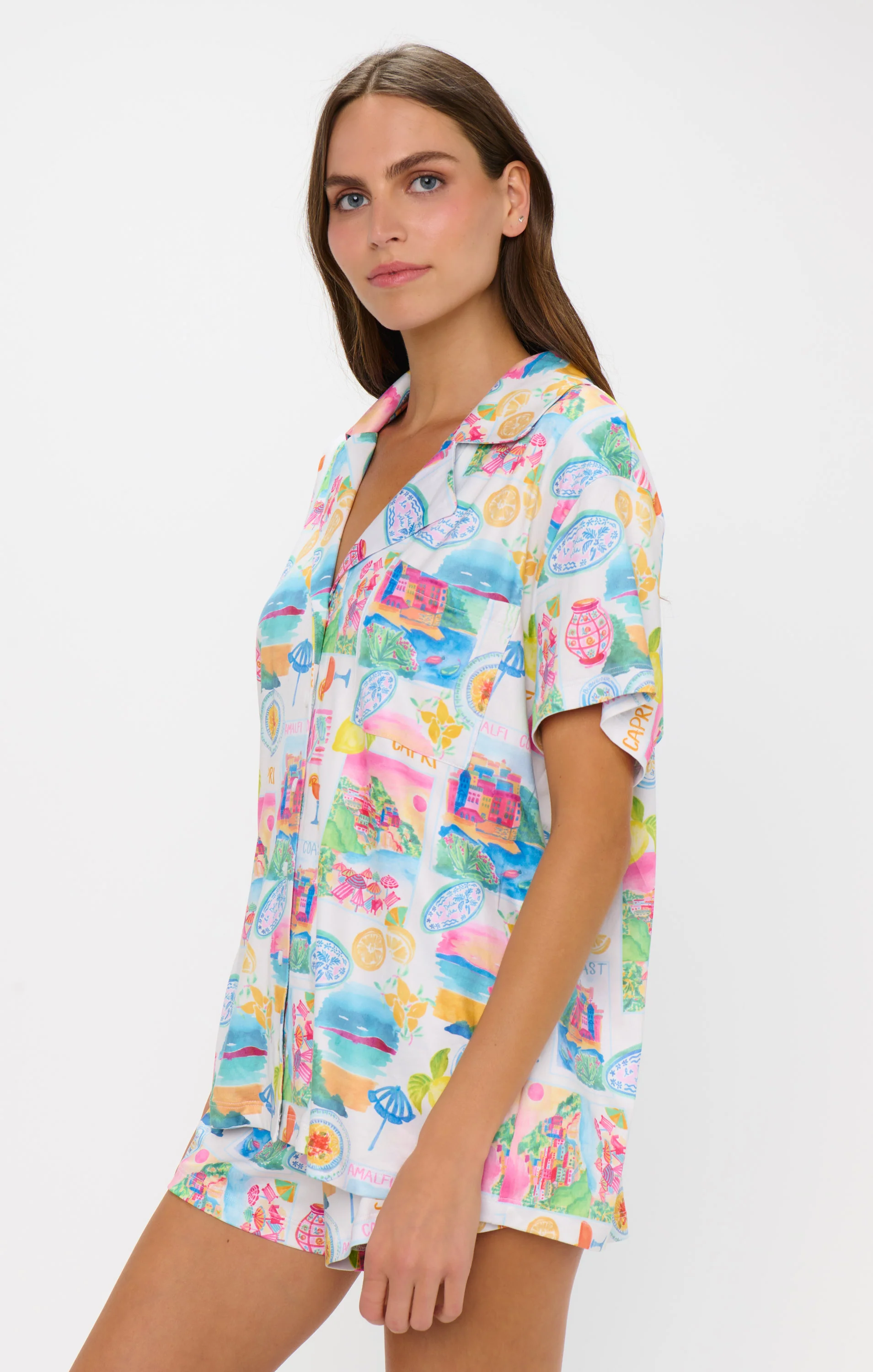 Sunday Morning PJ Set ~ Amalfi Coast Jersey - Image 4