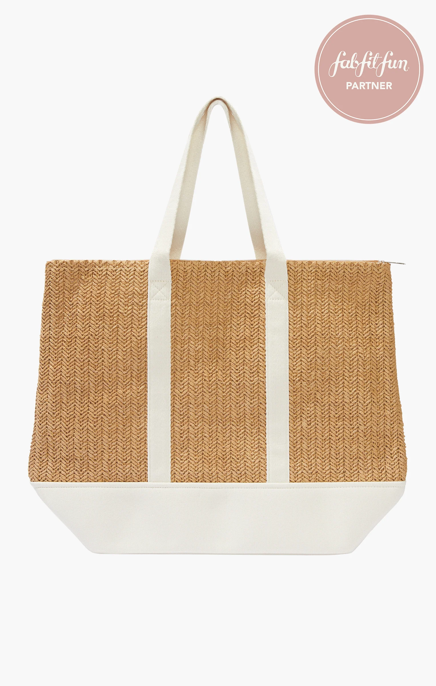 Sunseeker Tote ~ Natural and Ivory - Image 3