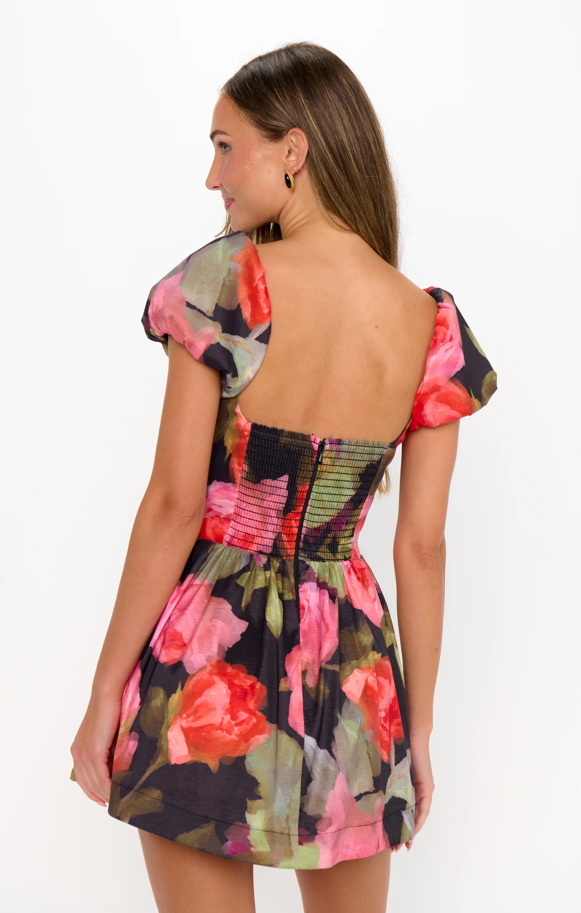 Sylvia Skort Dress ~ Noir Blooms - Image 2