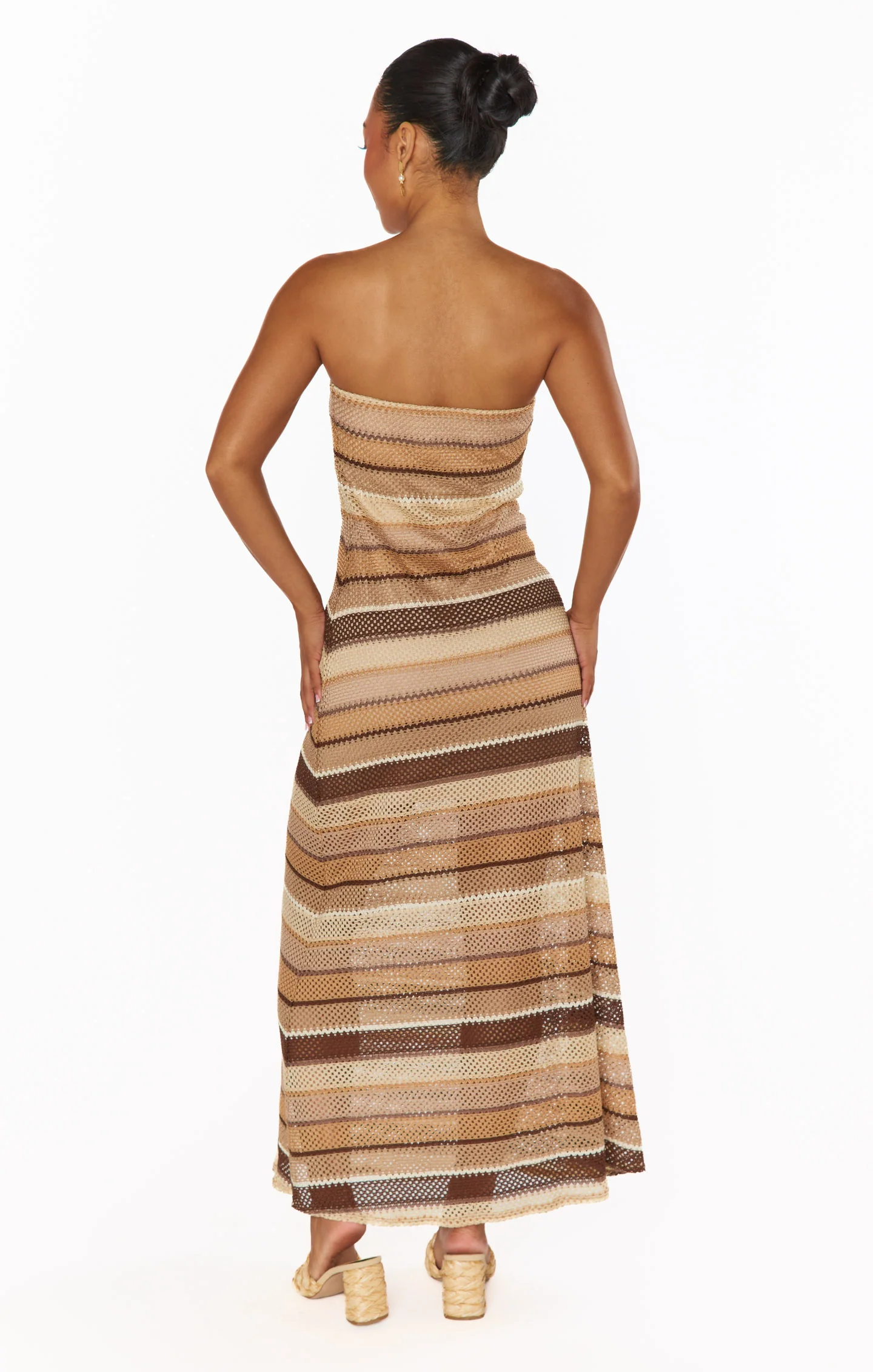 Taylor Tube Dress ~ Neutral Crochet - Image 4