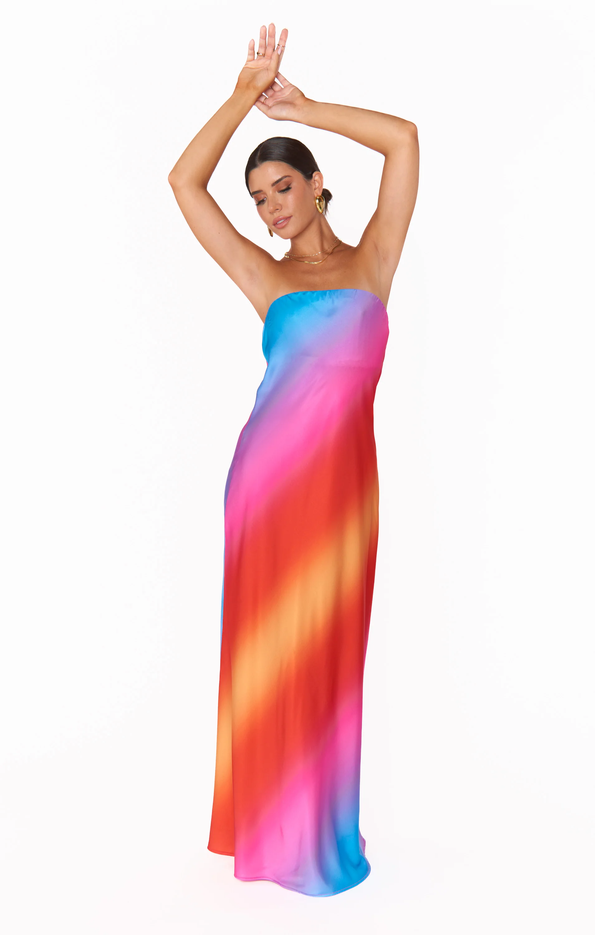 Taylor Tube Dress ~ Sunset Ombre - Image 6