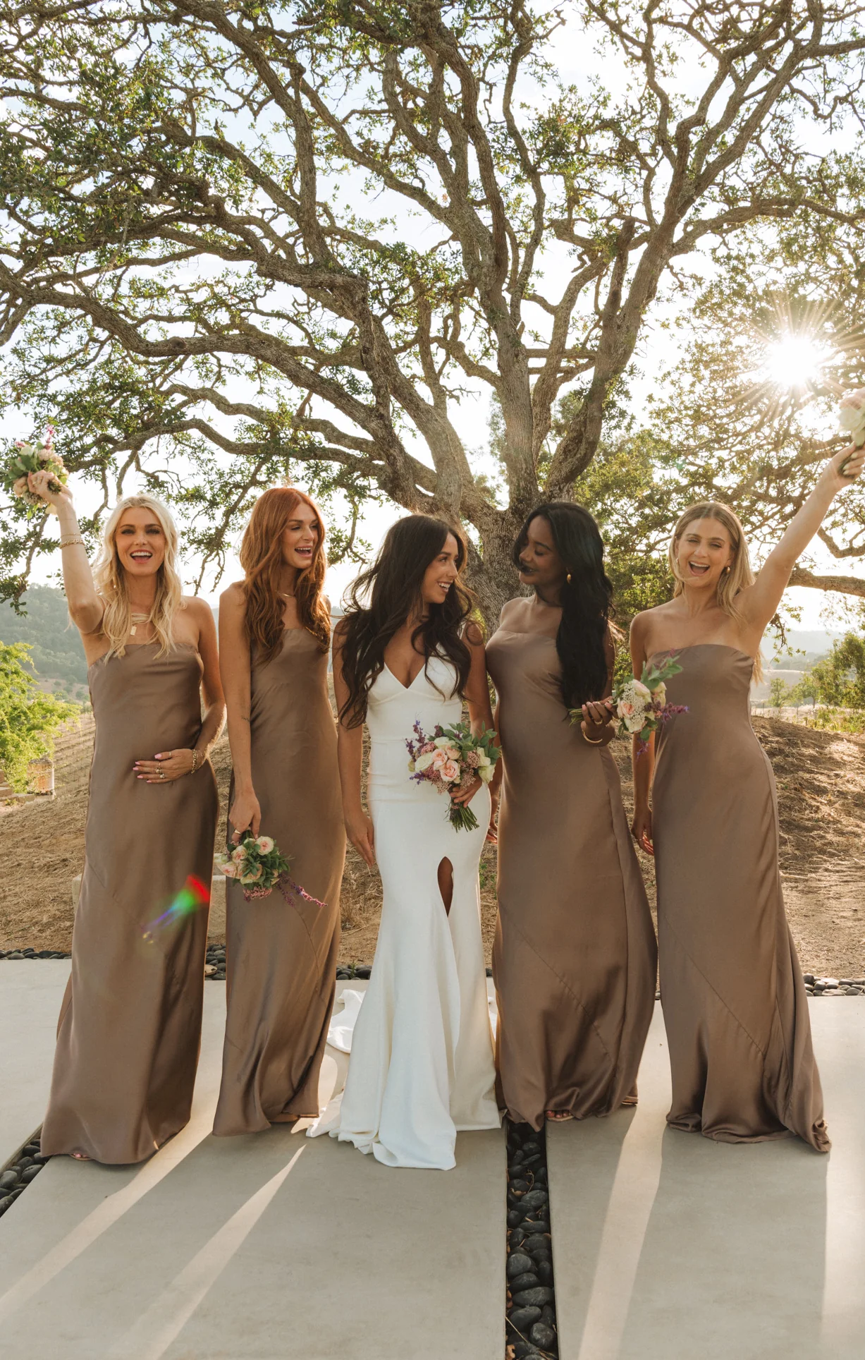 Taylor Tube Maxi Dress ~ Dune Luxe Satin - Image 2