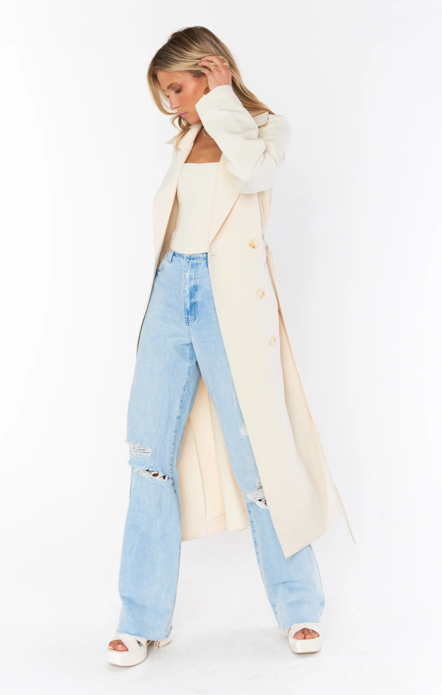 The Corset Top ~ Off White - Image 2