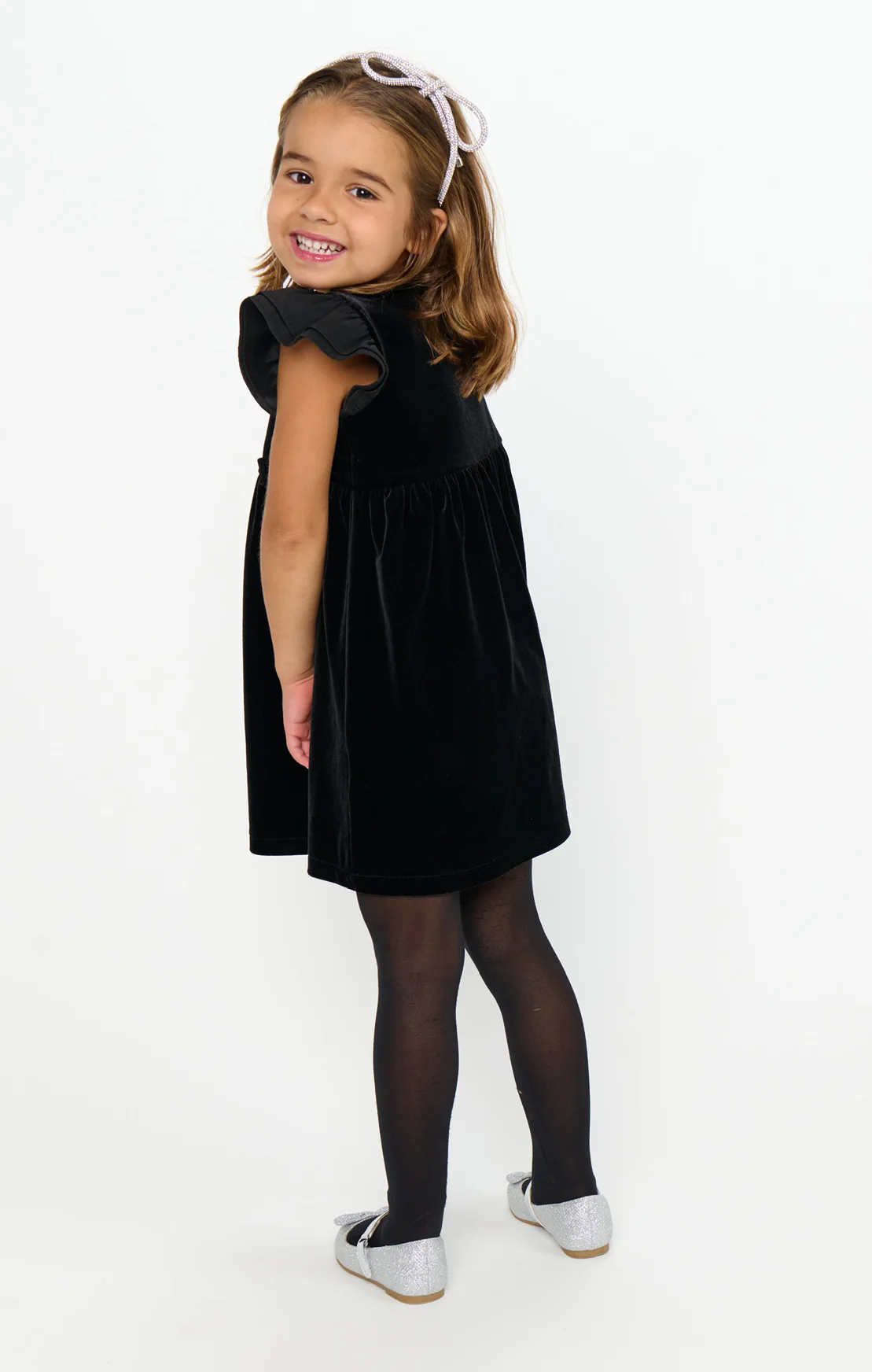 The Paris Dress ~ Black Velvet - Image 4