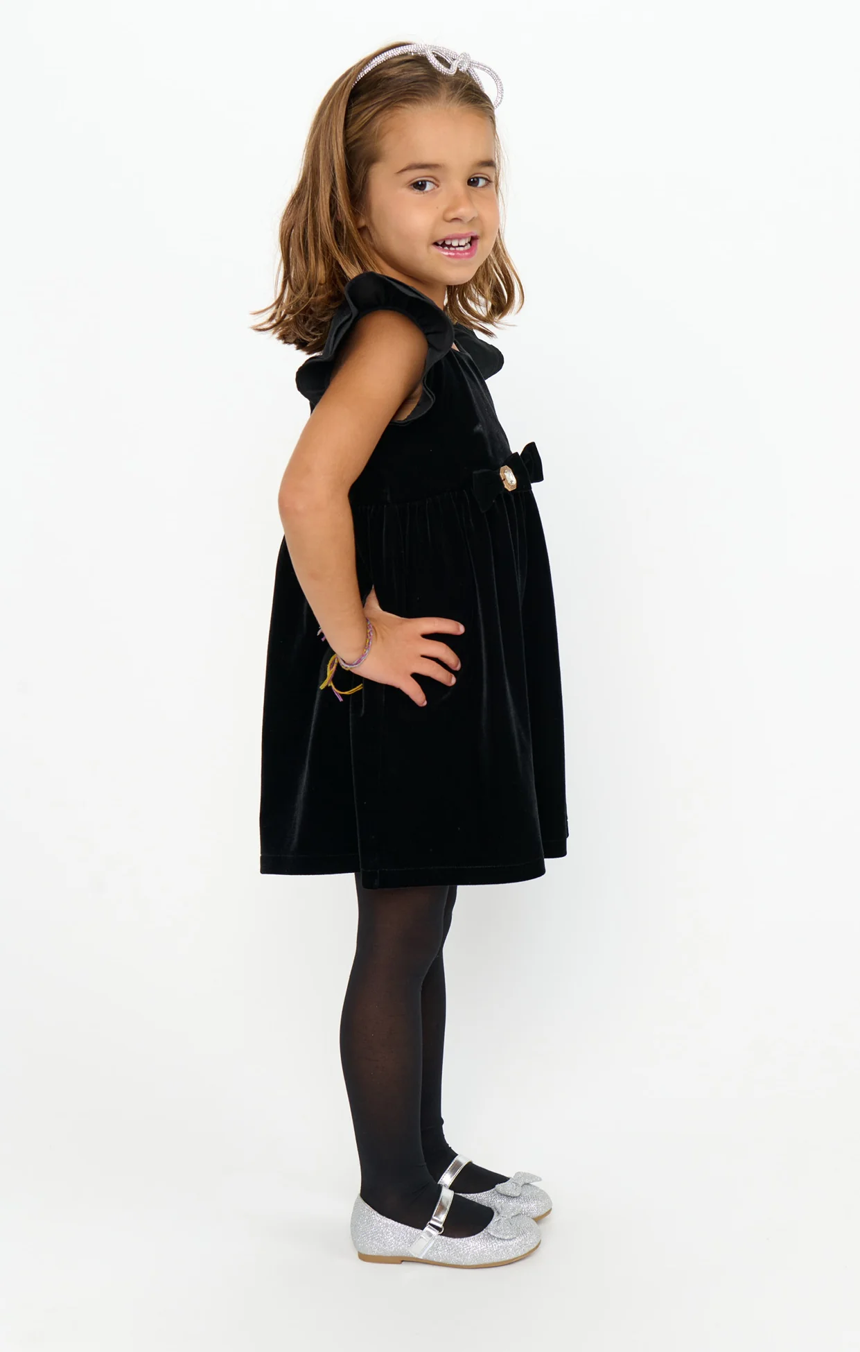 The Paris Dress ~ Black Velvet - Image 5