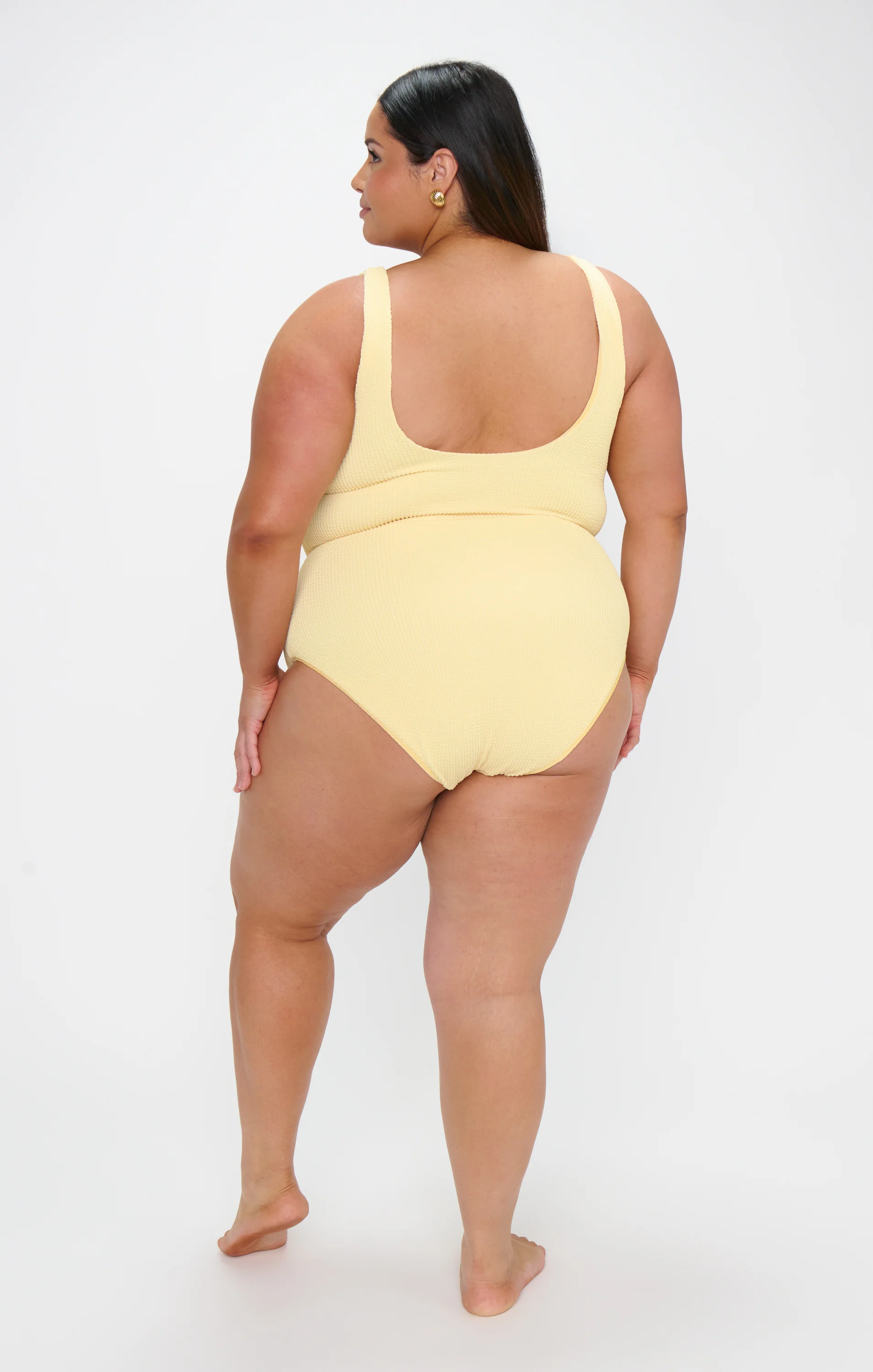 The Scrunch One Piece ~ Butter Yellow Scrunch - Image 12