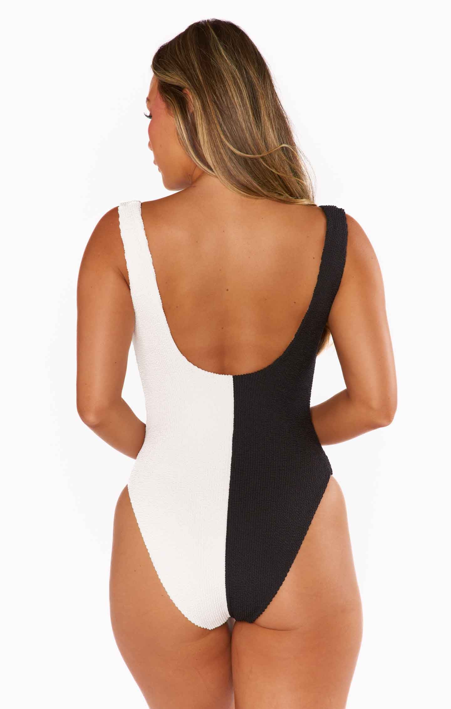 The Scrunch One Piece ~ Domino Colorblock Scrunch - Image 10