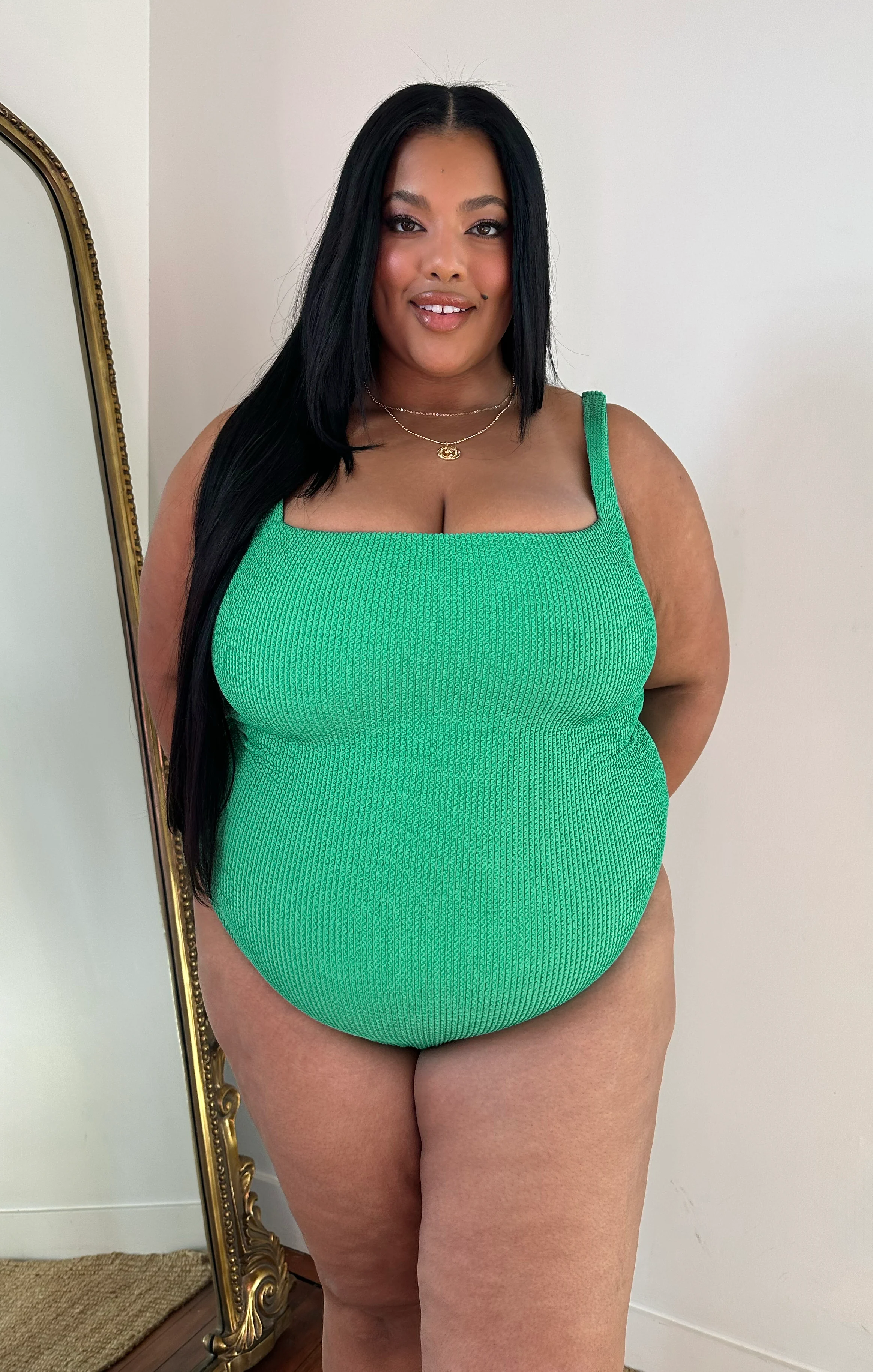 The Scrunch One Piece ~ Sea Green Scrunch - Image 11