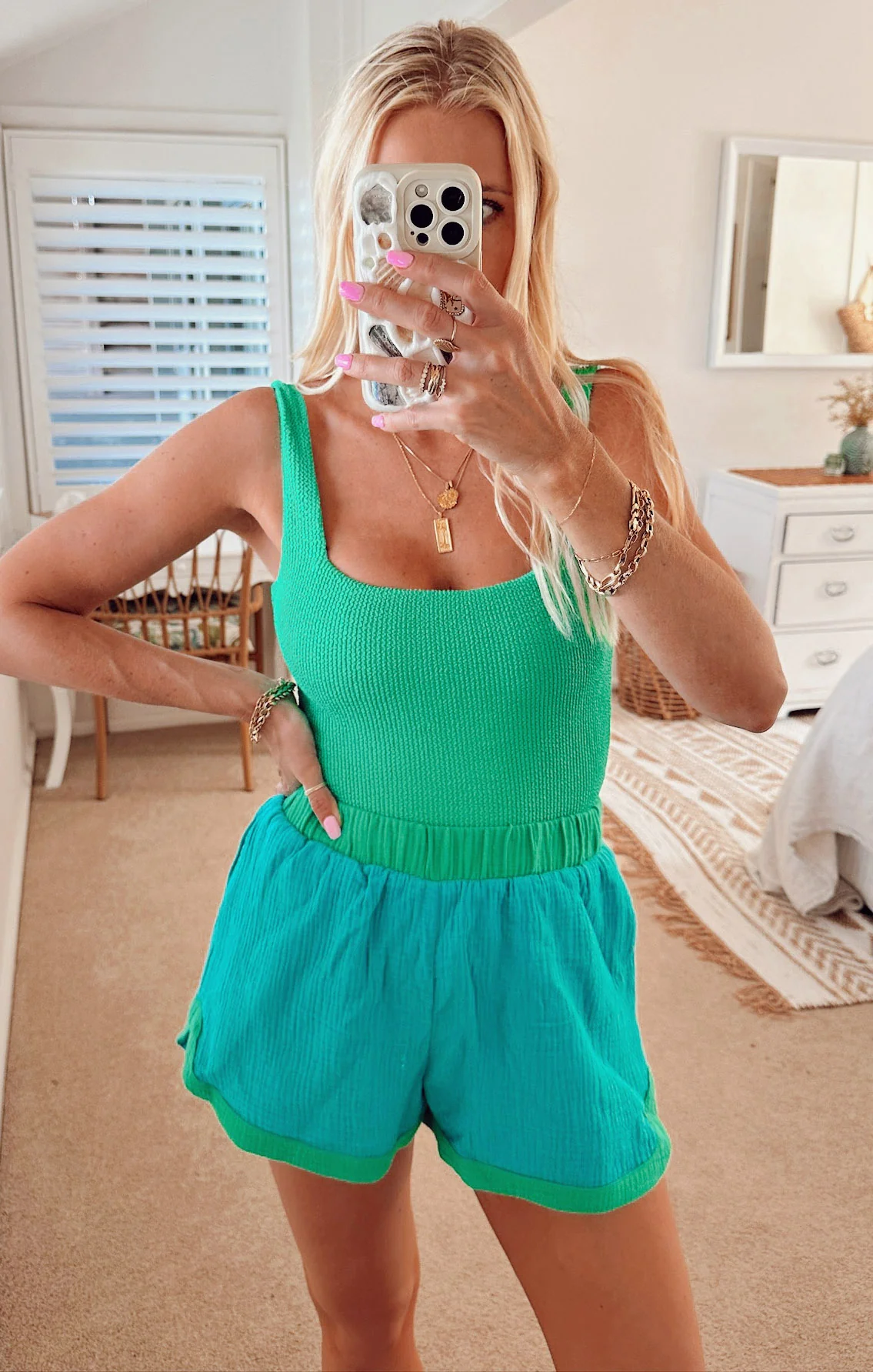 The Scrunch One Piece ~ Sea Green Scrunch - Image 3
