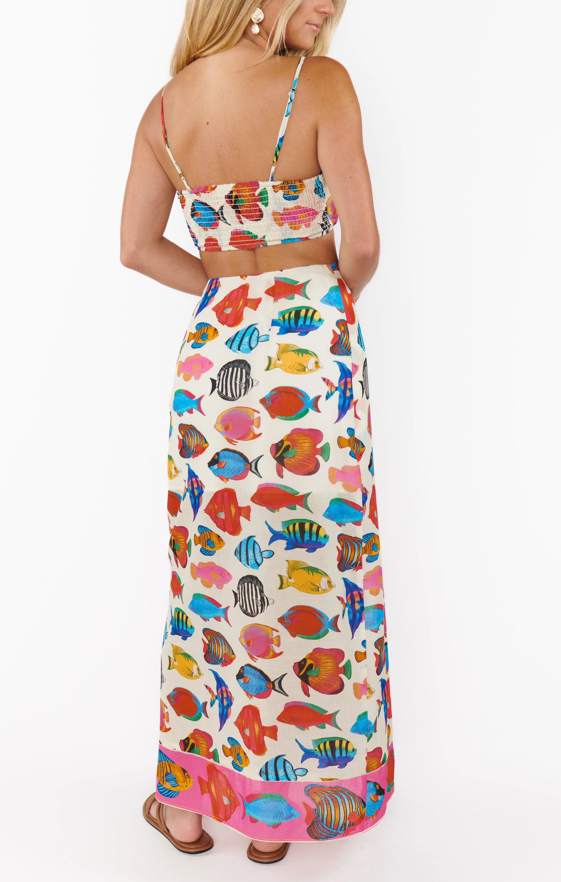 Tia Wrap Skirt ~ Rainbow Reef - Image 4