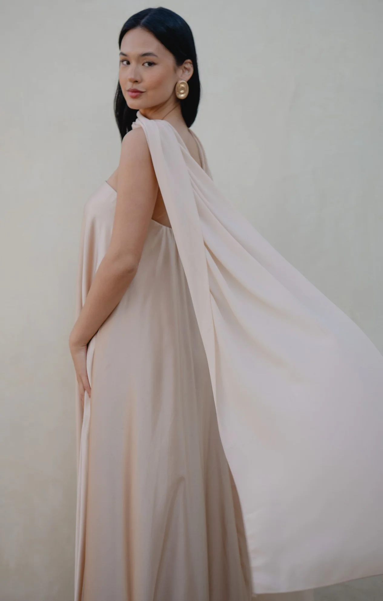 Tinsley Tube Dress ~ Champagne Luxe Satin - Image 8