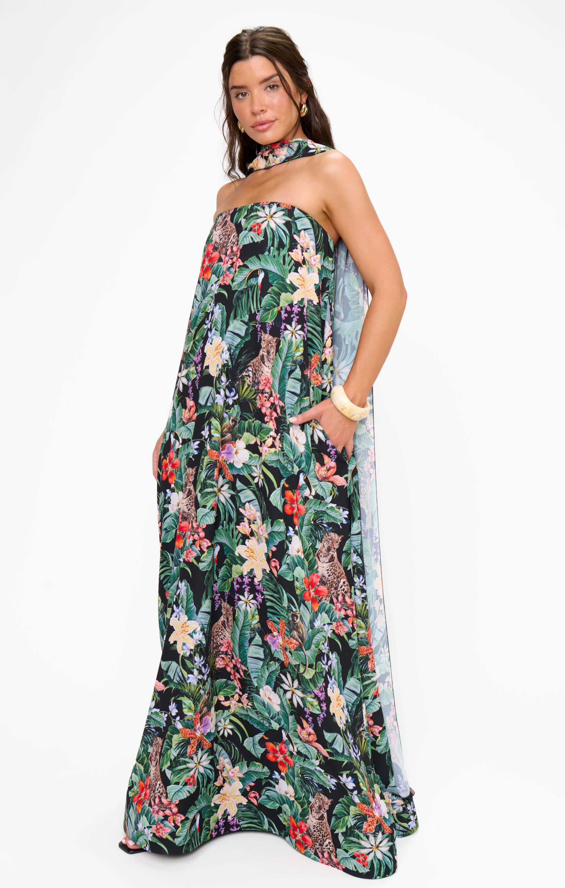 Tinsley Tube Dress ~ Jungle Mirage - Image 2