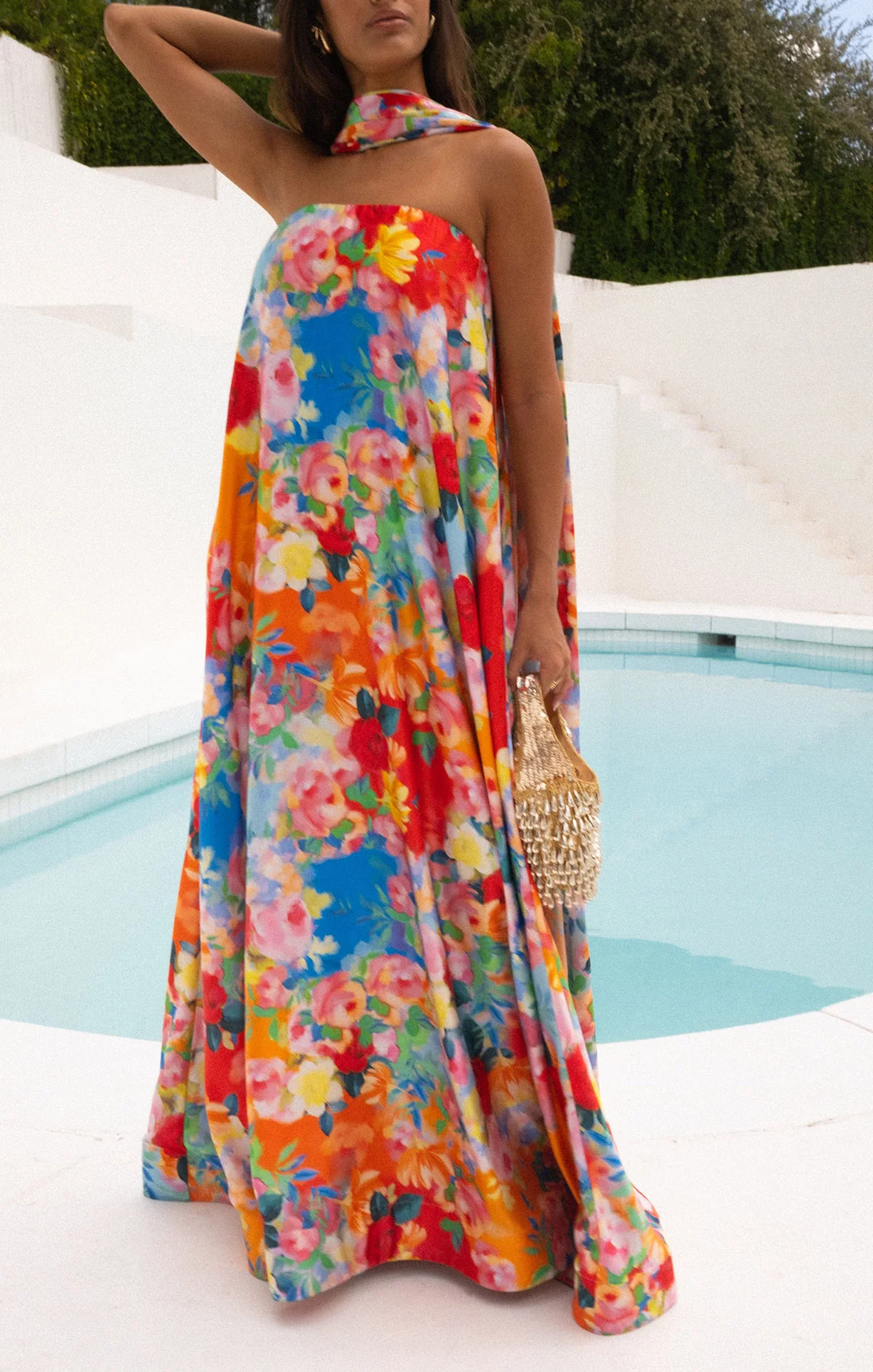 Tinsley Tube Dress ~ Sunset Garden Gala - Image 7