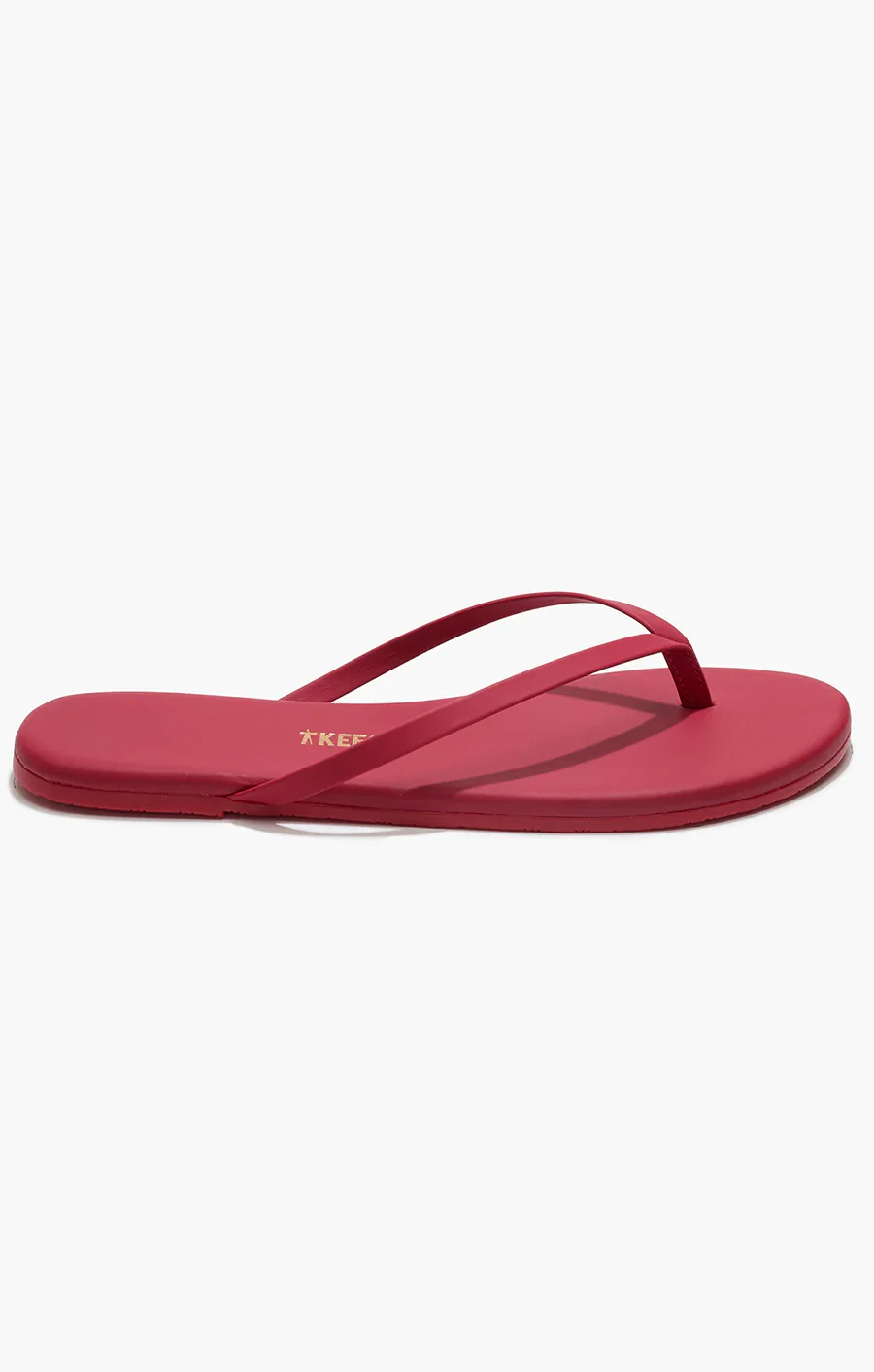 TKEES Solids Flip Flop ~ Red - Image 2
