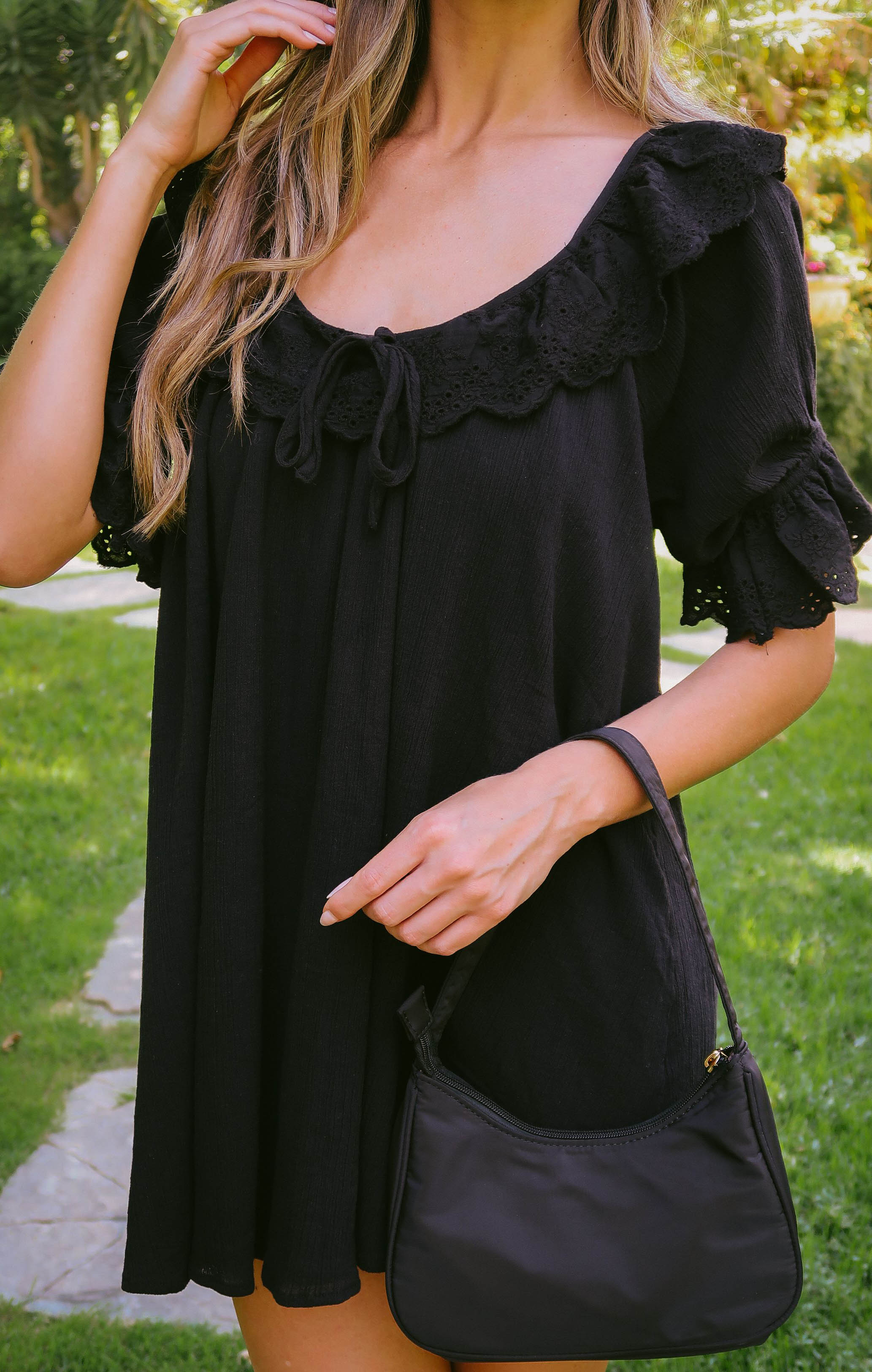 Toulouse Dress ~ Black Voile - Image 2
