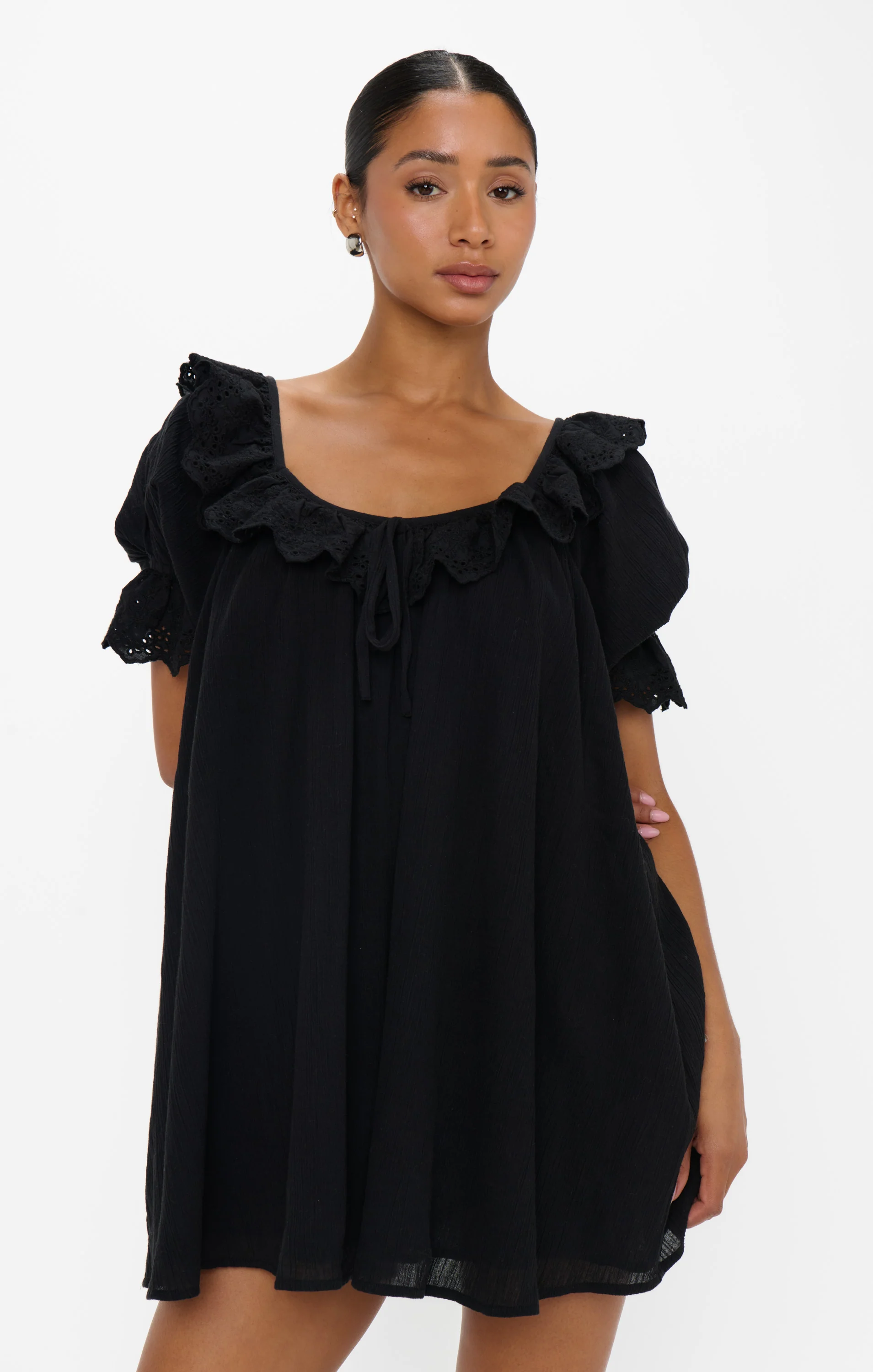 Toulouse Dress ~ Black Voile - Image 7