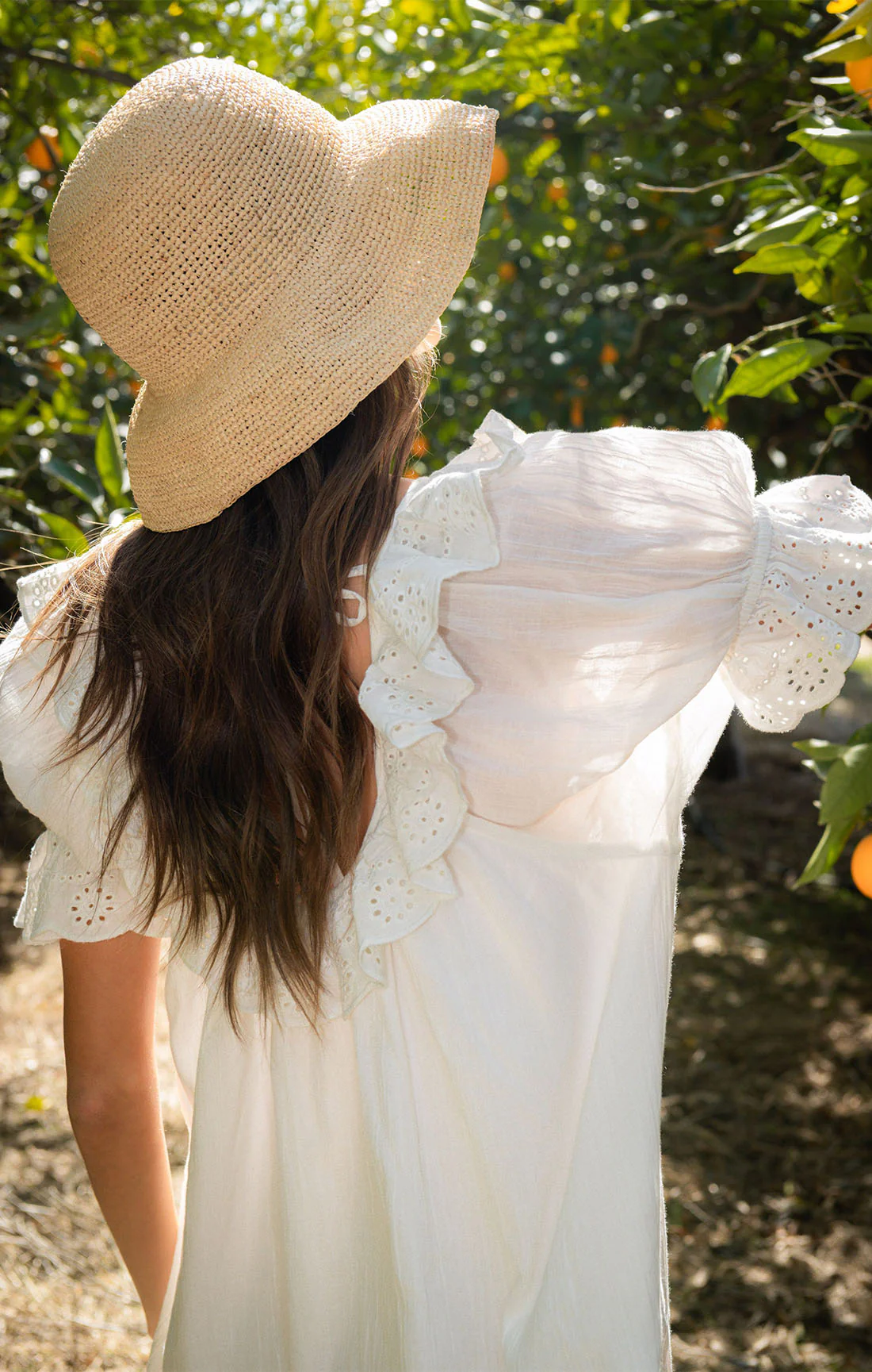 Toulouse Dress ~ White Eyelet - Image 2