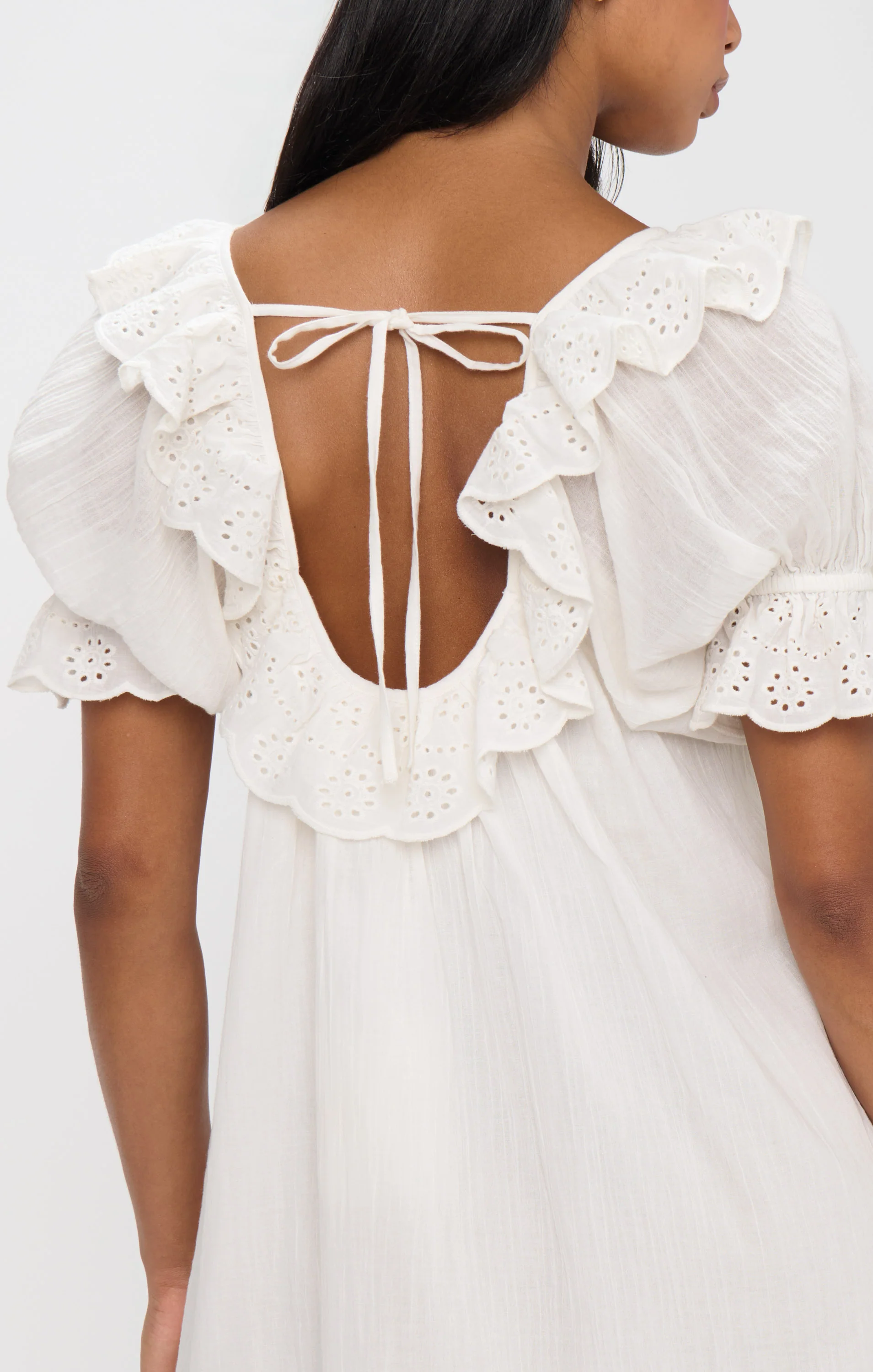 Toulouse Dress ~ White Eyelet - Image 7