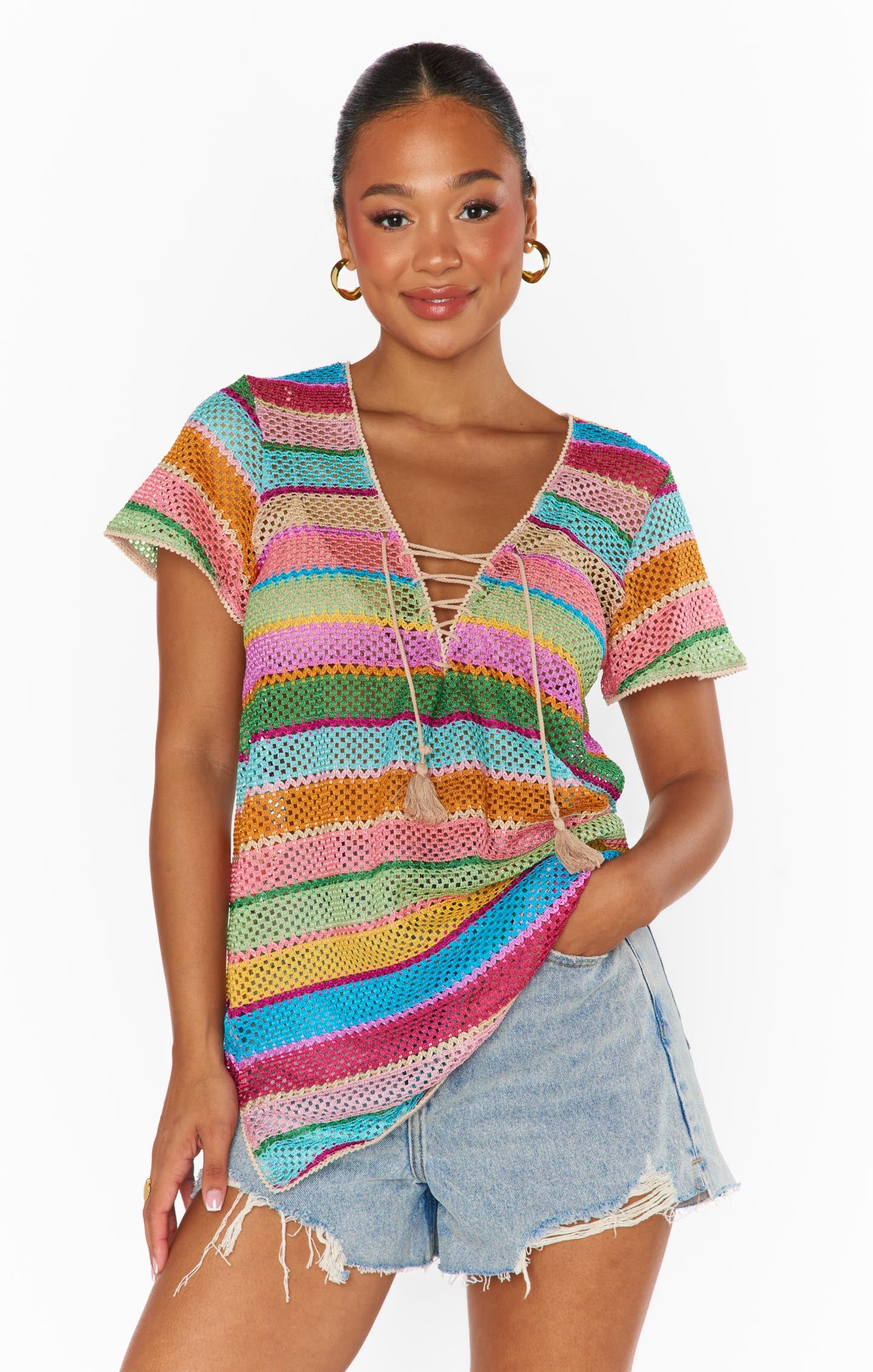 Travel Coverup ~ Multi Crochet - Image 3