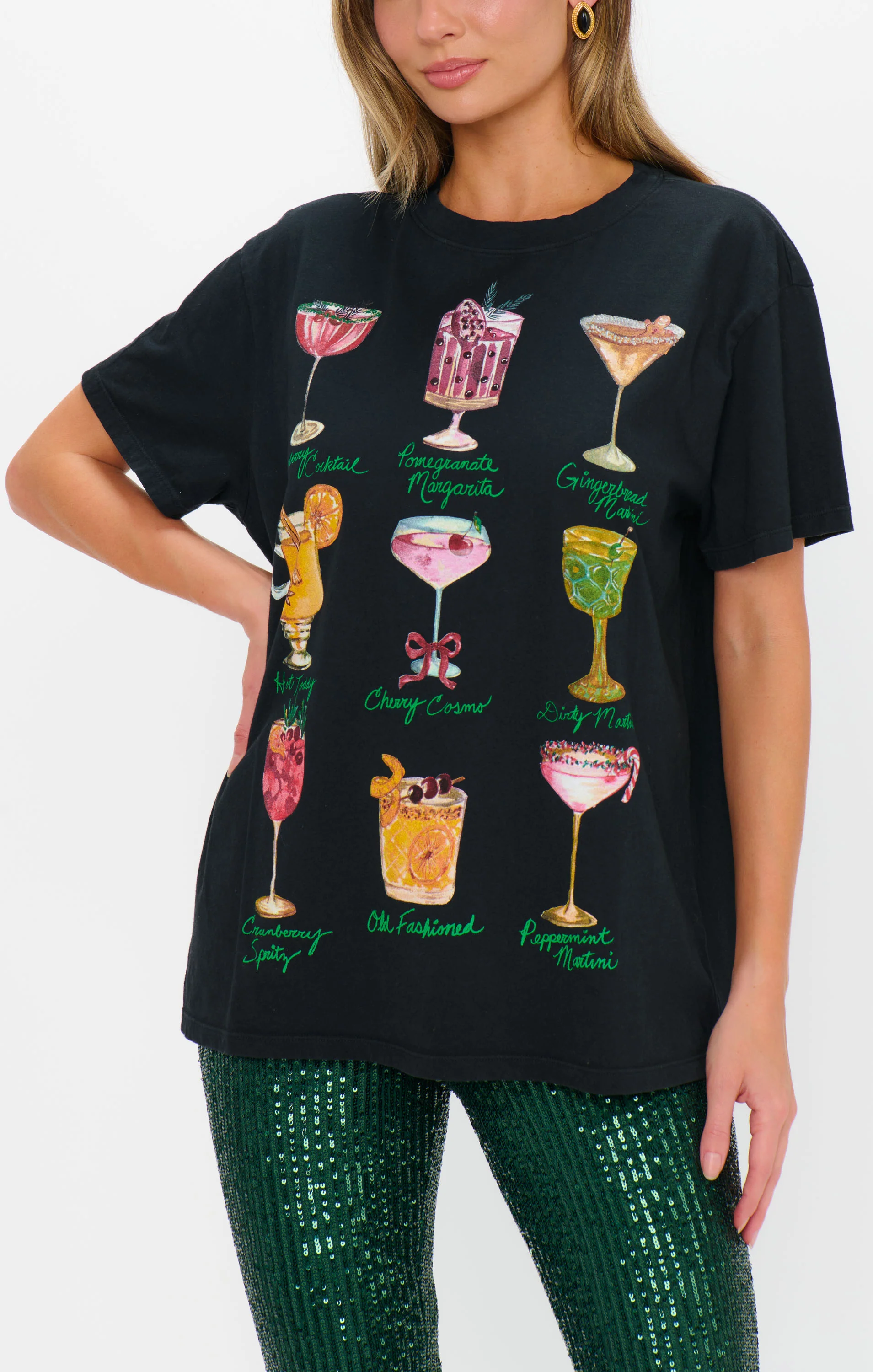Travis Tee ~ Cocktails Graphic - Image 3