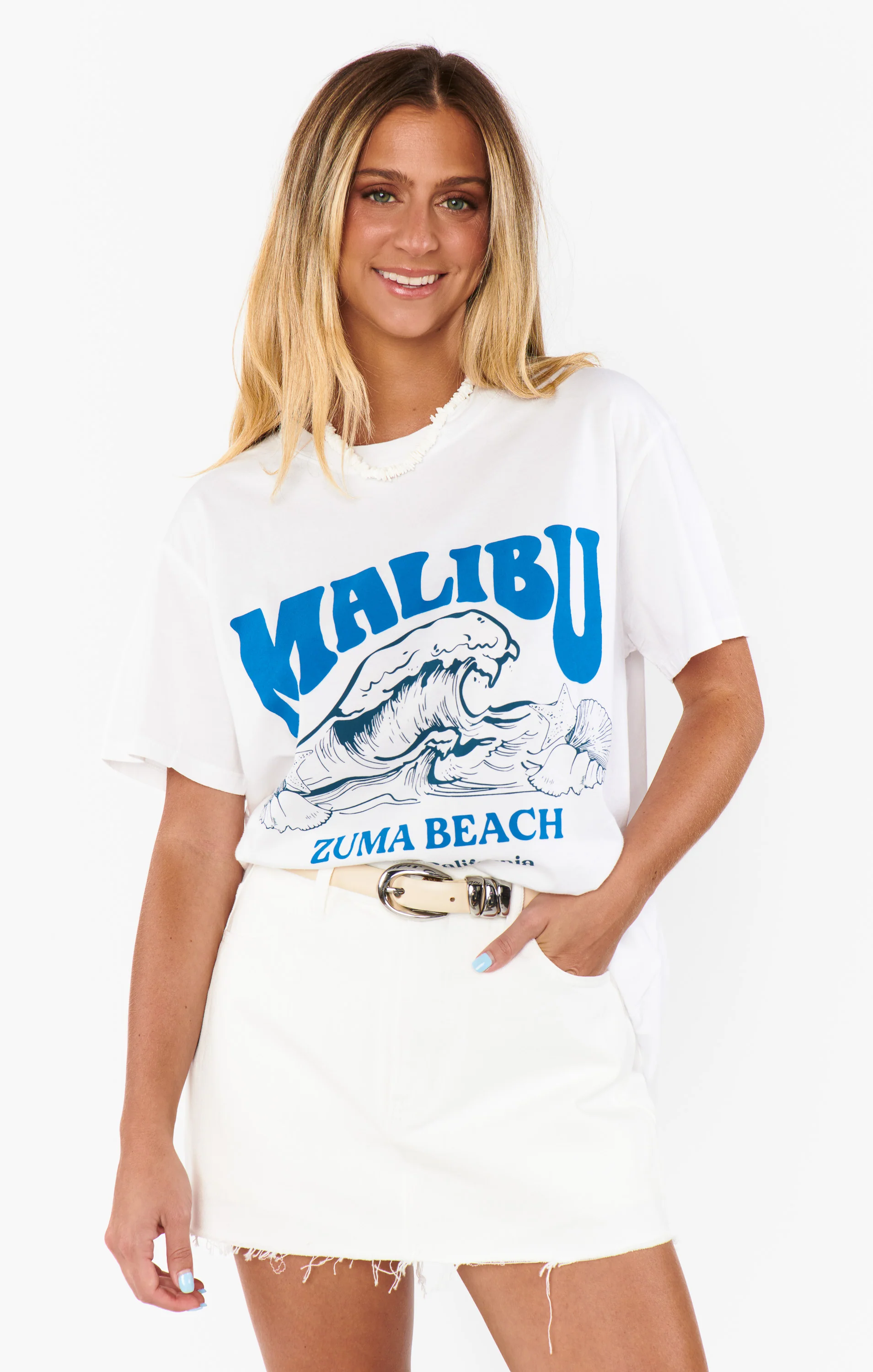 Travis Tee ~ Malibu Beach Graphic - Image 2