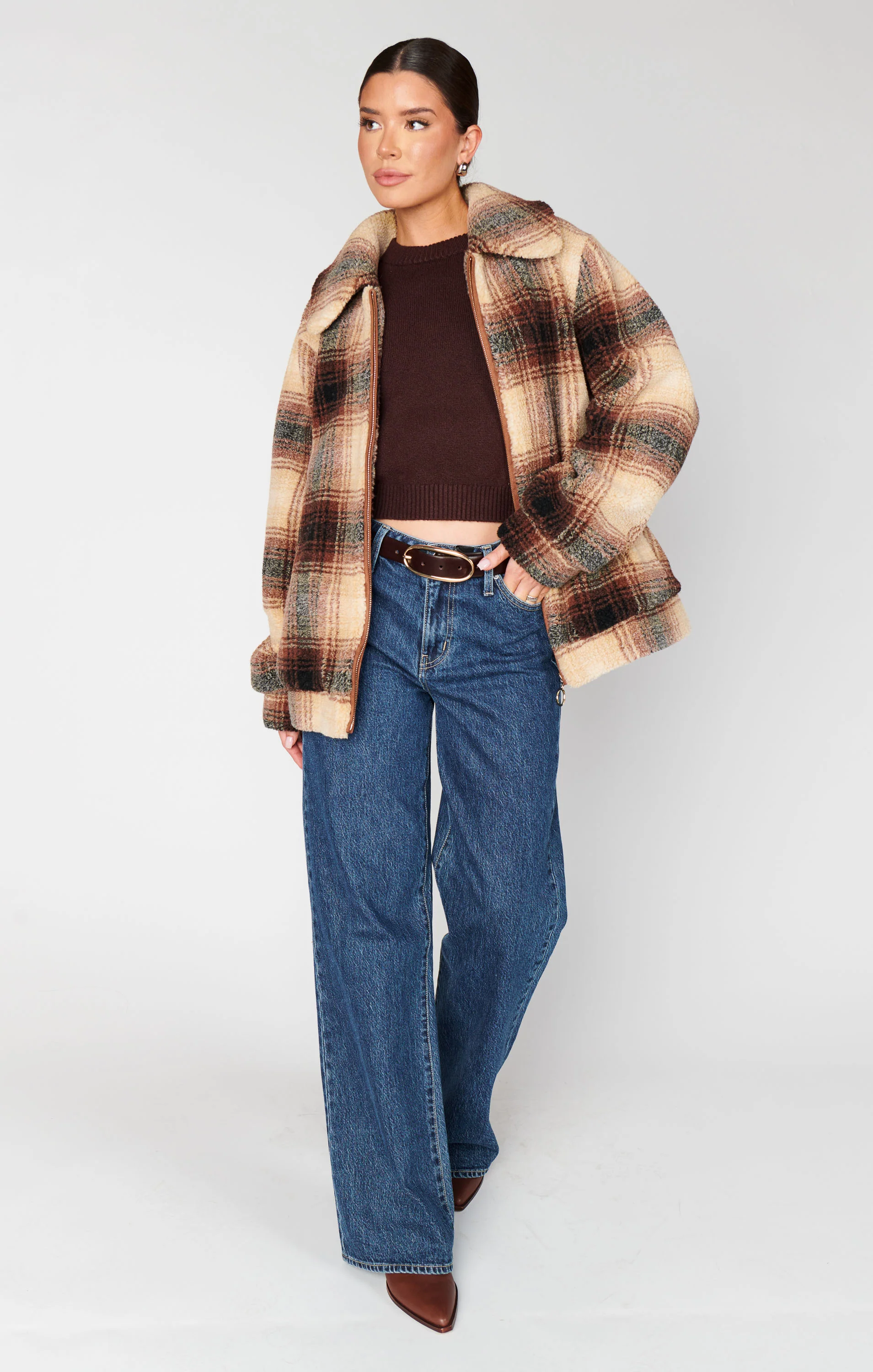 Tuck in Sweater ~ Mocha Knit - Image 5