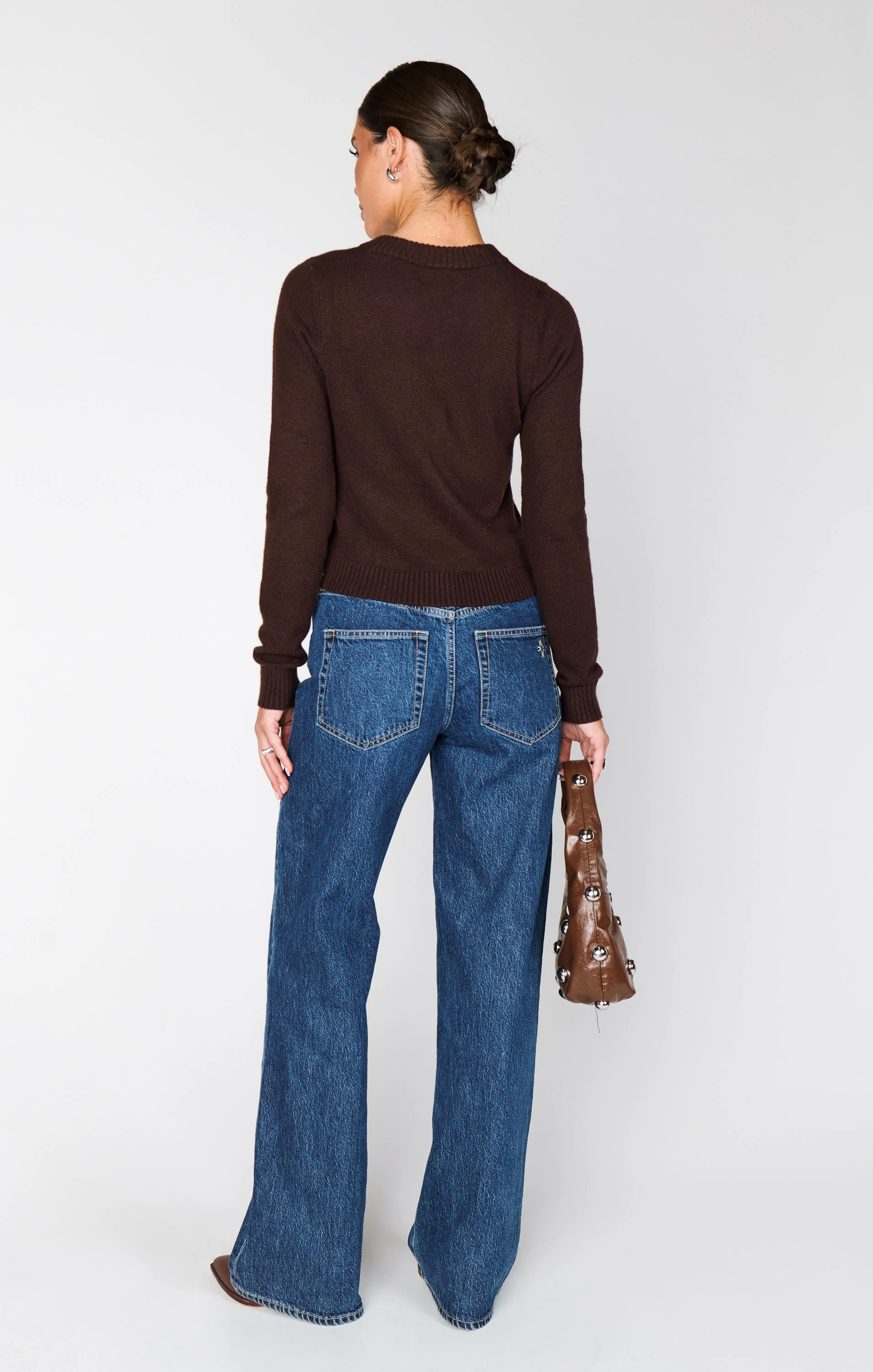 Tuck in Sweater ~ Mocha Knit - Image 6