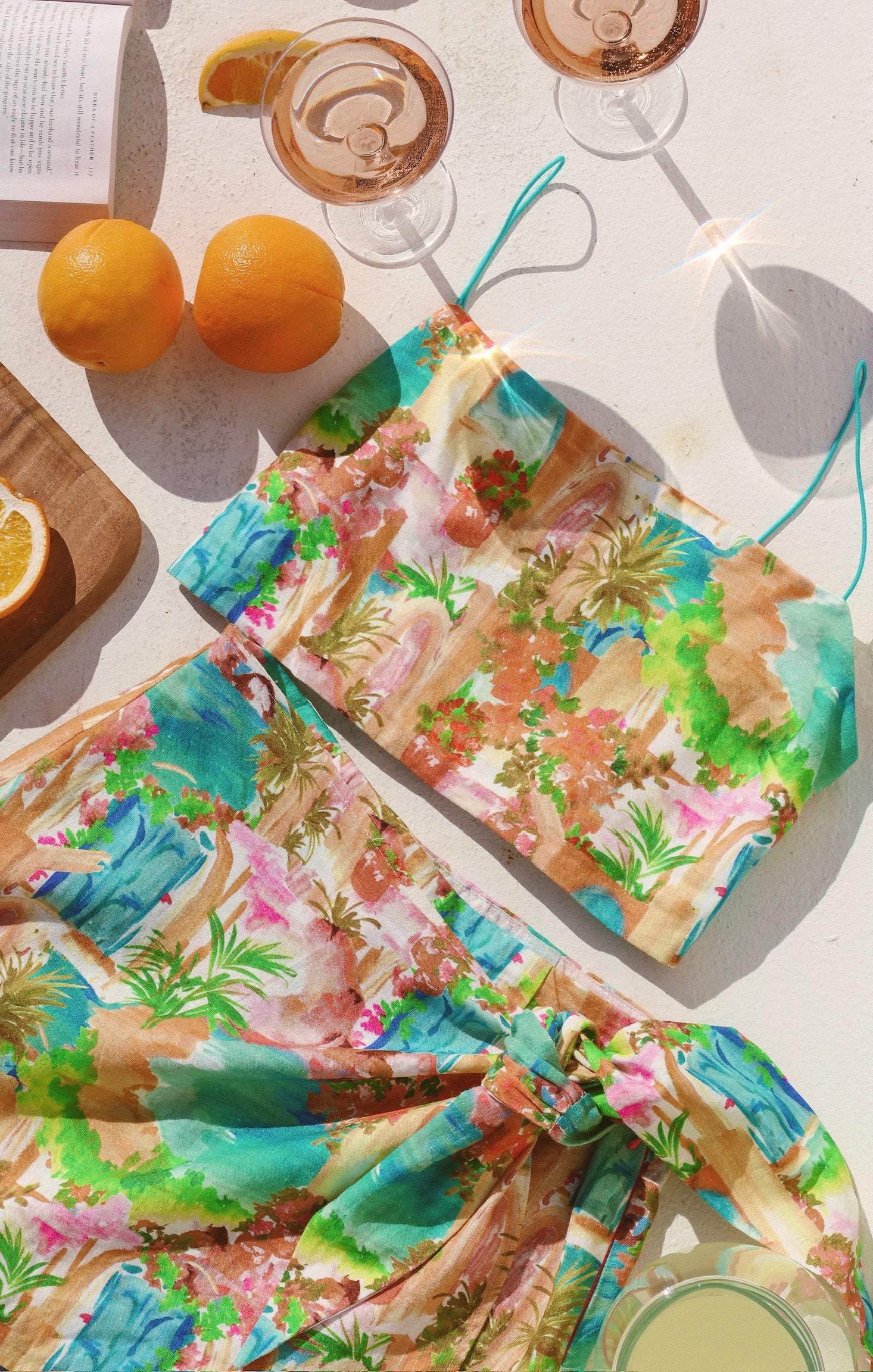 Tula Top ~ Palermo Spritz Linen - Image 2