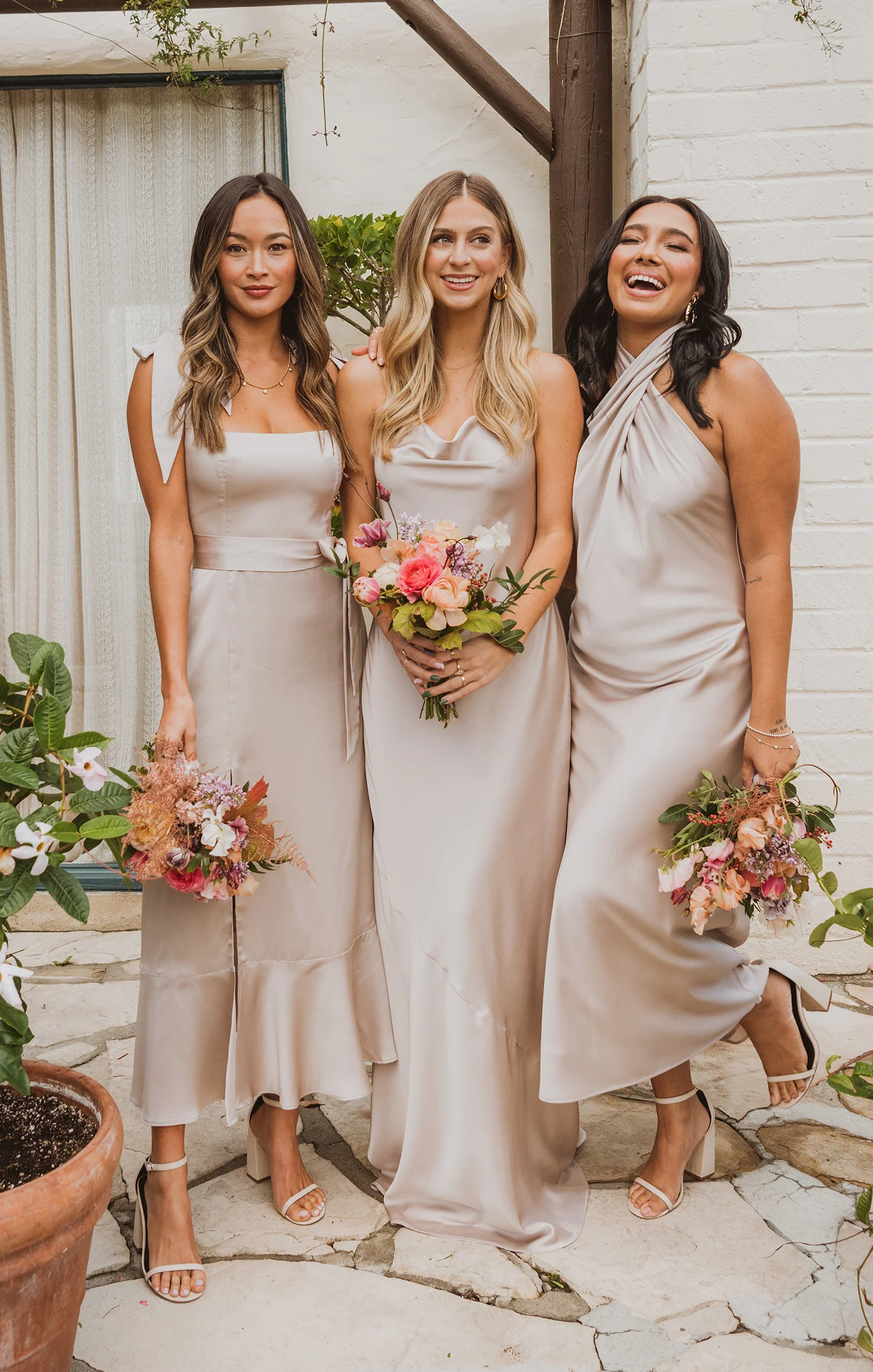 Tuscany Maxi Slip Dress ~ Show Me The Ring Luxe Satin - Image 2