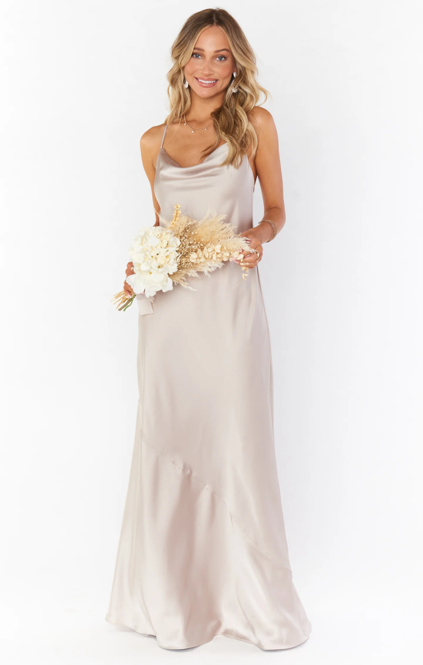 Tuscany Maxi Slip Dress ~ Show Me The Ring Luxe Satin - Image 8
