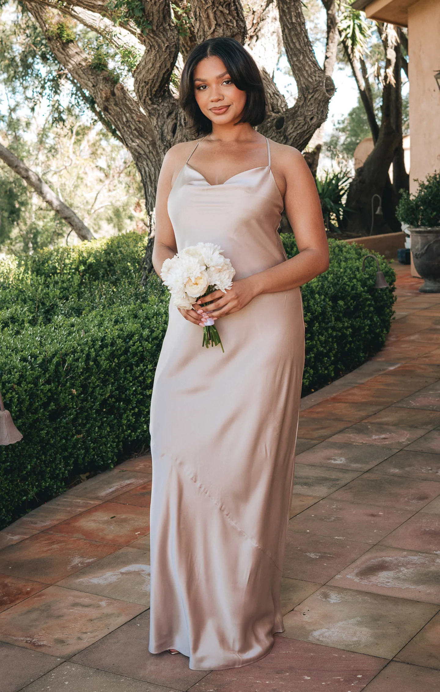 Tuscany Maxi Slip Dress ~ Show Me The Ring Luxe Satin - Image 9