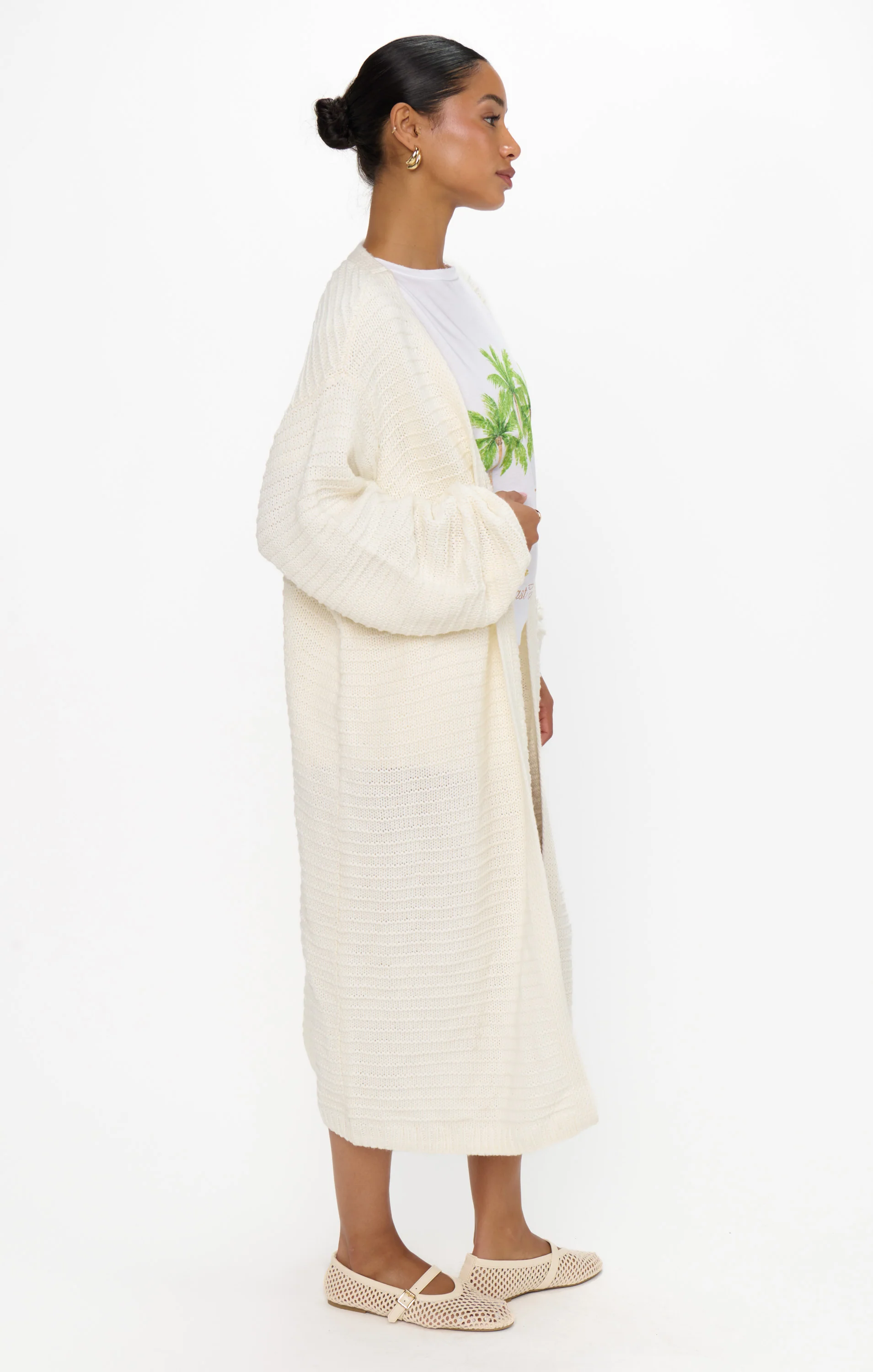Unwind Cardigan ~ Buttercream Knit - Image 2
