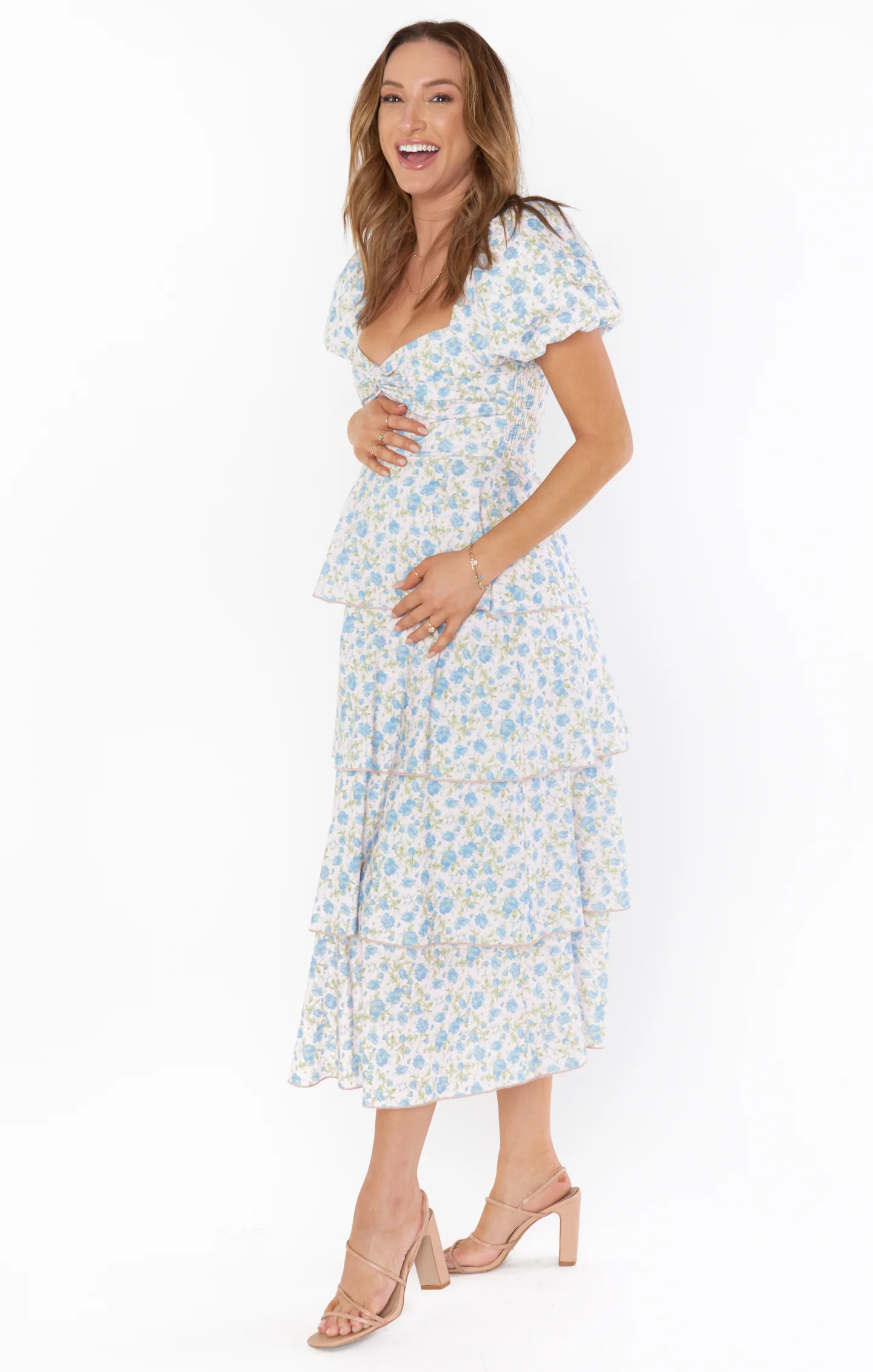 Va Va Midi Dress ~ Charming Rose - Image 11