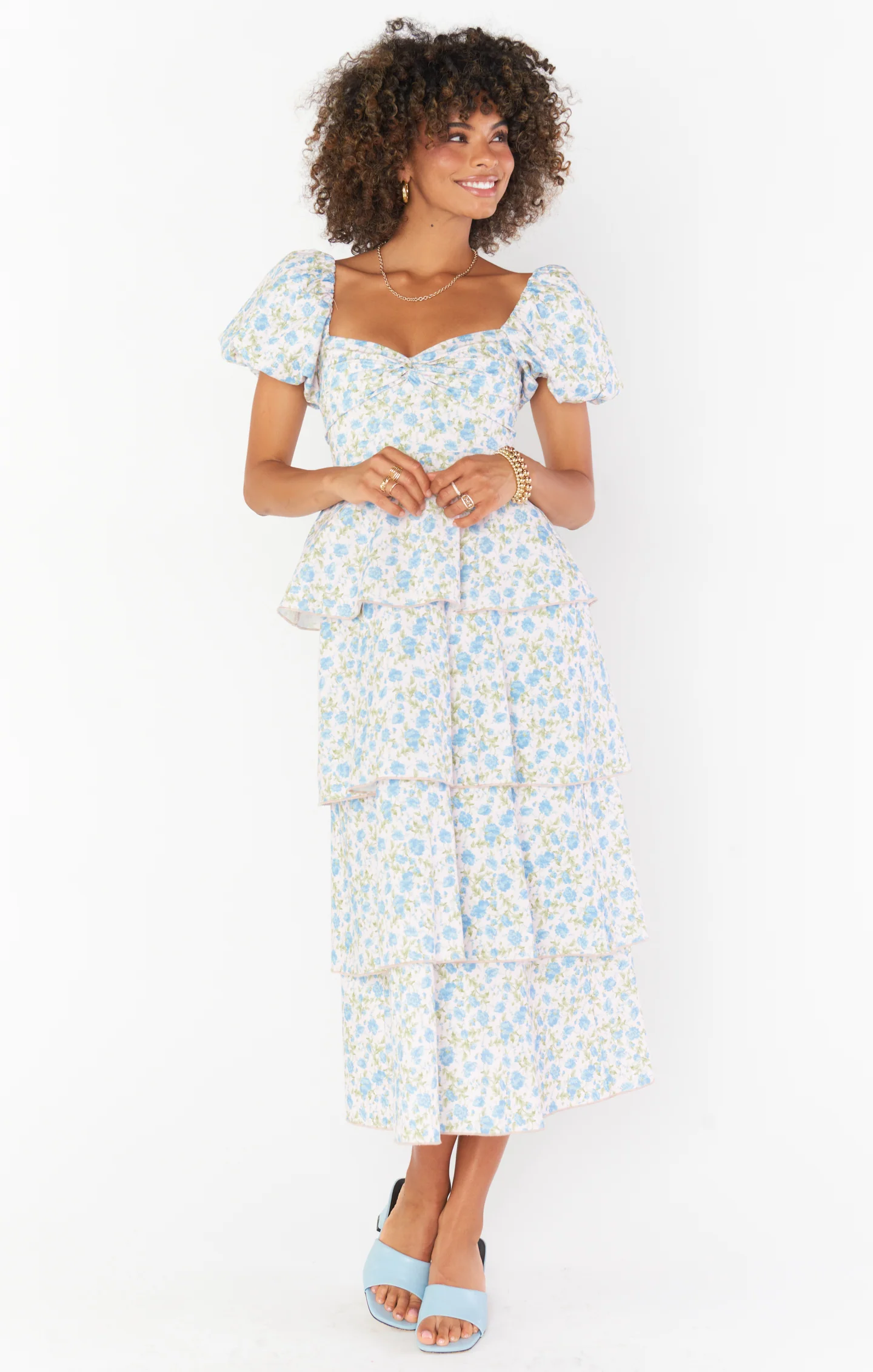 Va Va Midi Dress ~ Charming Rose - Image 5