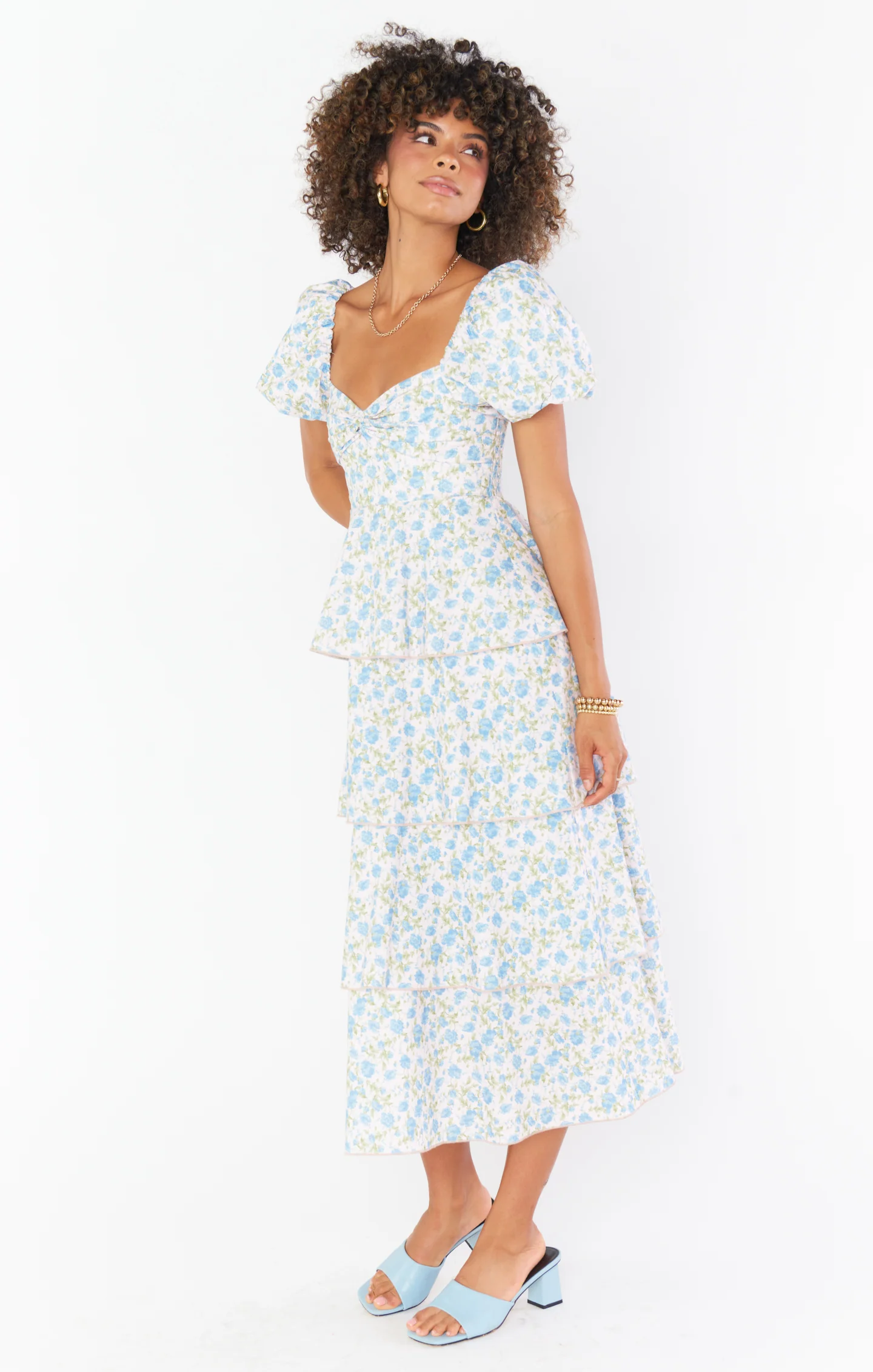 Va Va Midi Dress ~ Charming Rose - Image 9