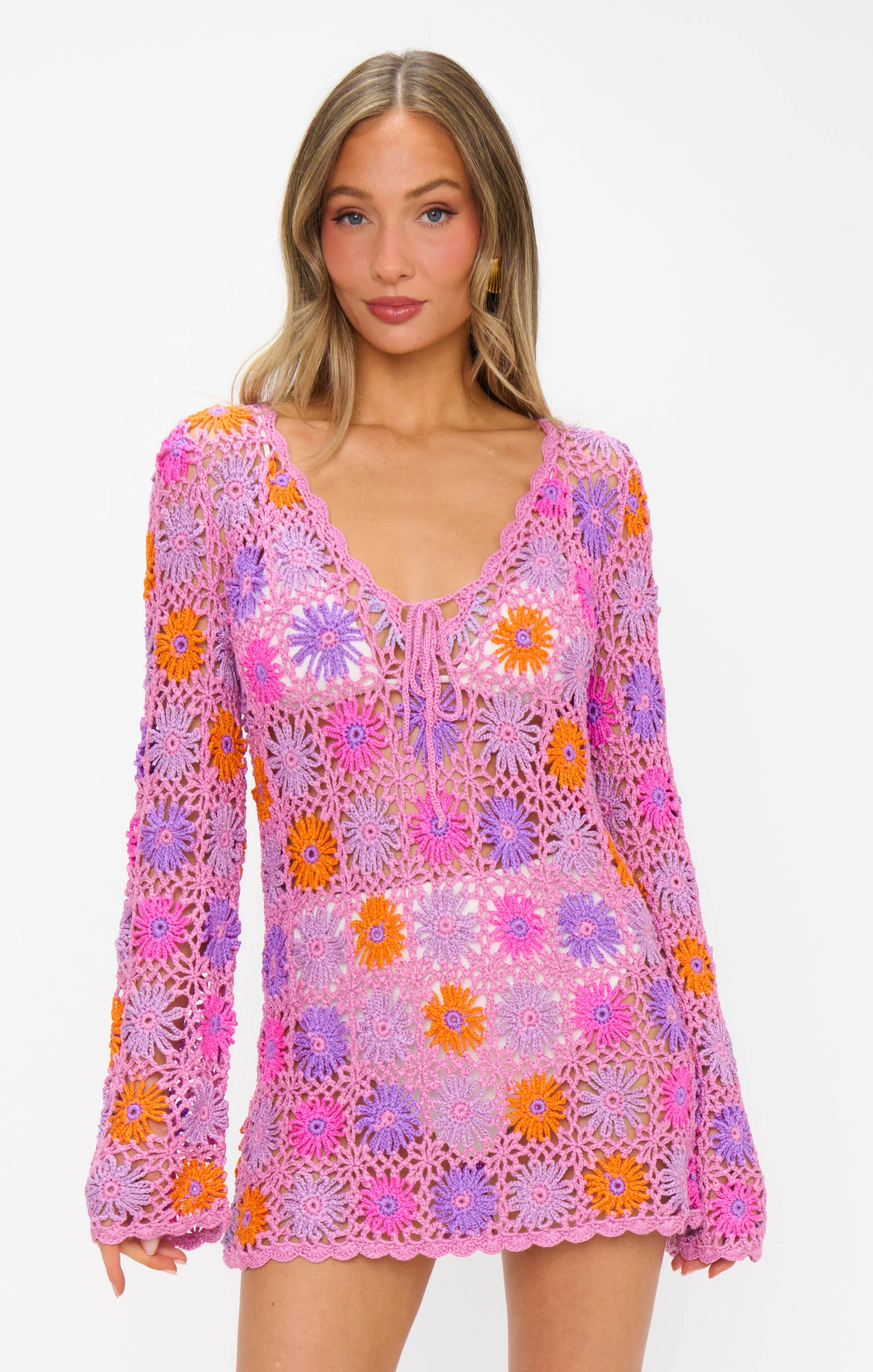 Vacay Mini Coverup ~ Fruit Punch Crochet - Image 3