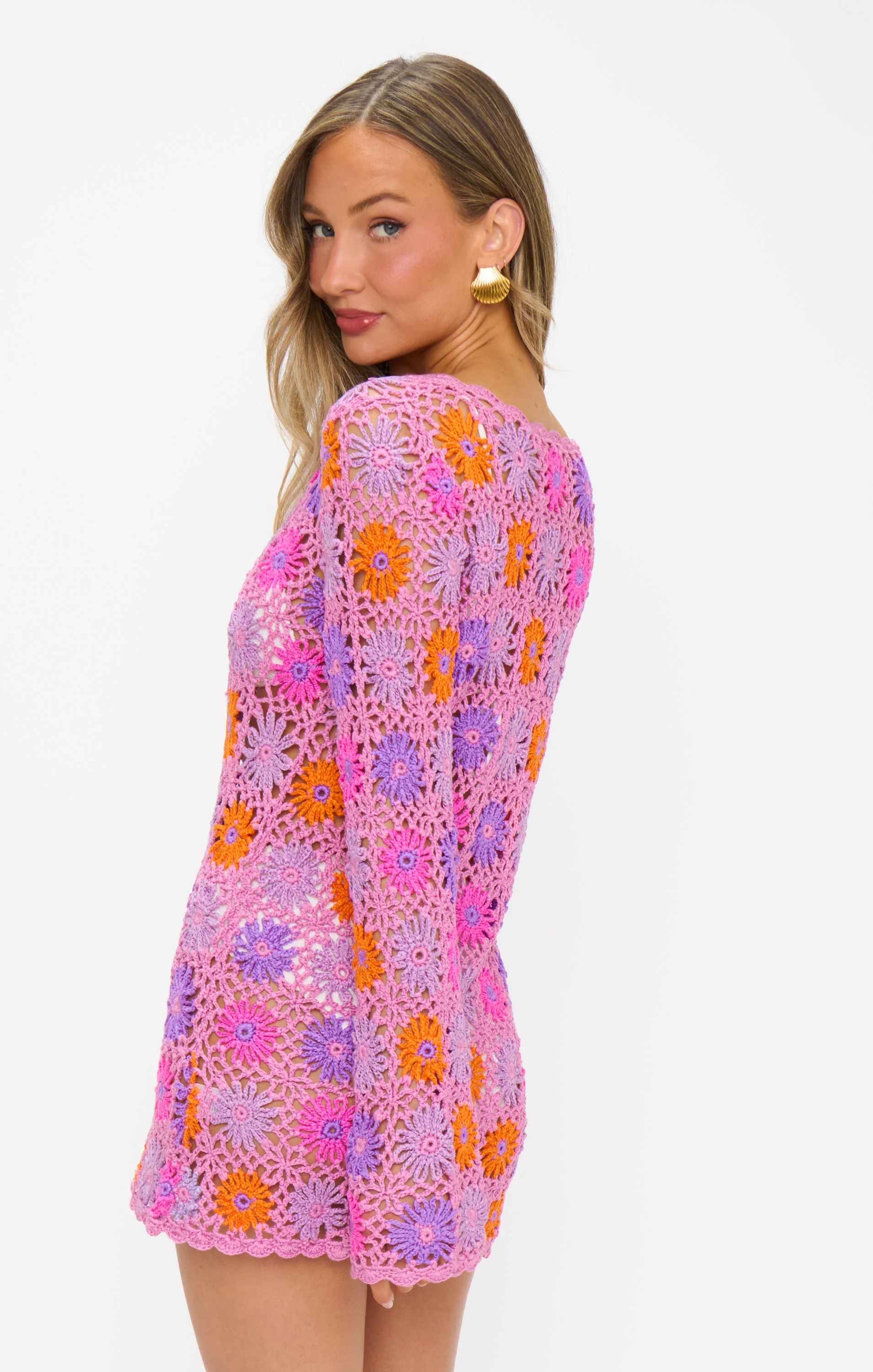 Vacay Mini Coverup ~ Fruit Punch Crochet - Image 6