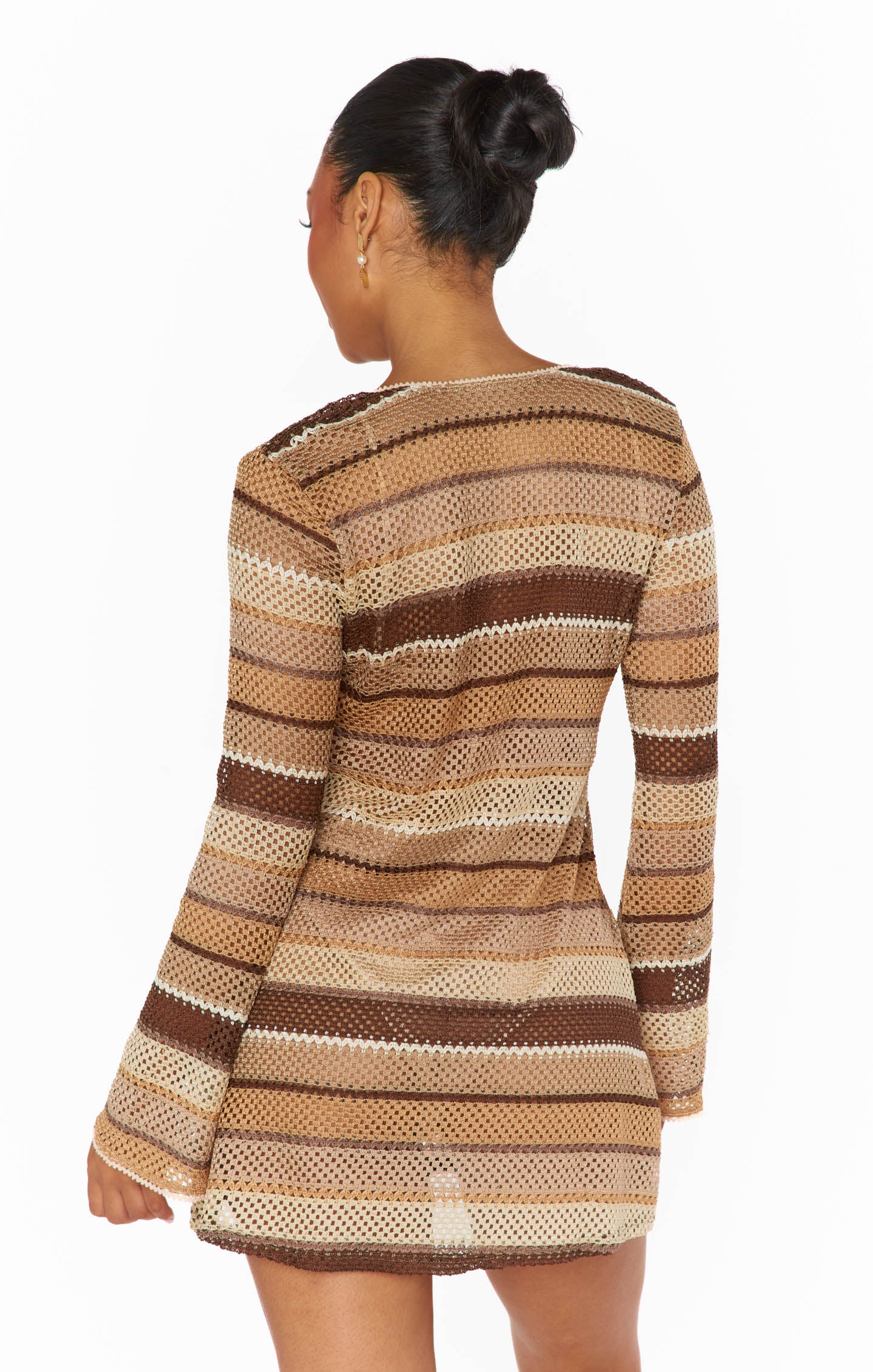 Vacay Mini Coverup ~ Neutral Crochet - Image 8