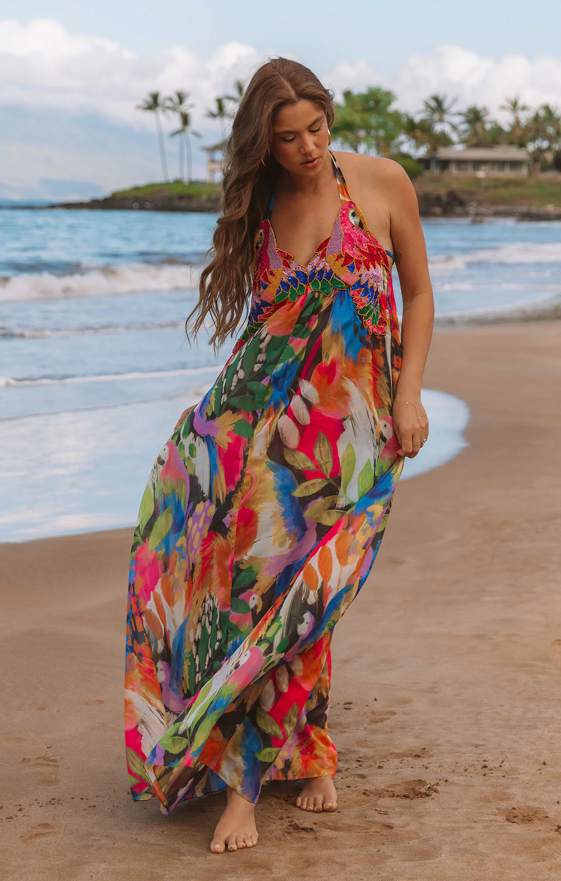 Valentina Maxi Dress ~ Midnight in Rio - Image 2