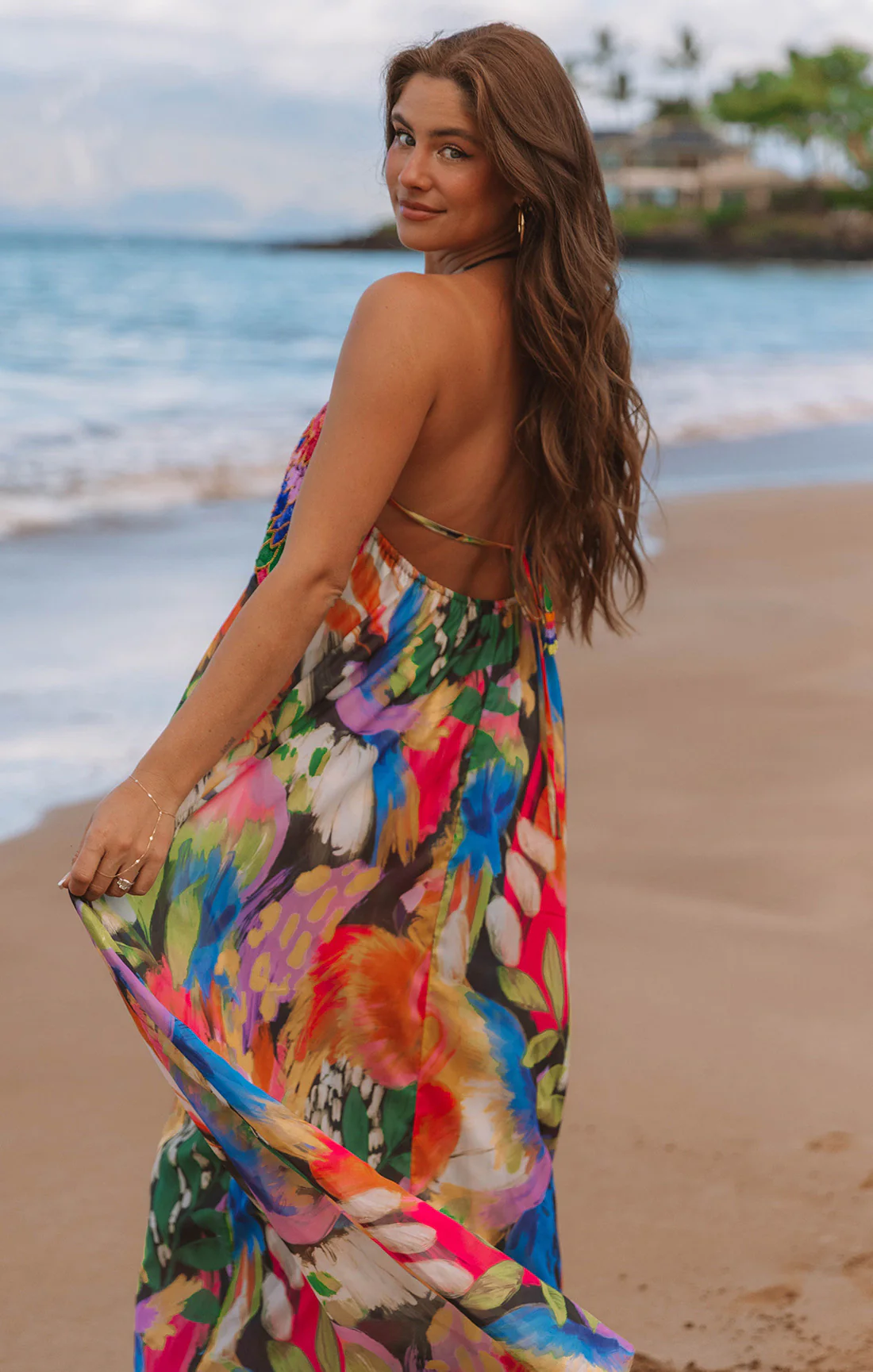 Valentina Maxi Dress ~ Midnight in Rio - Image 3