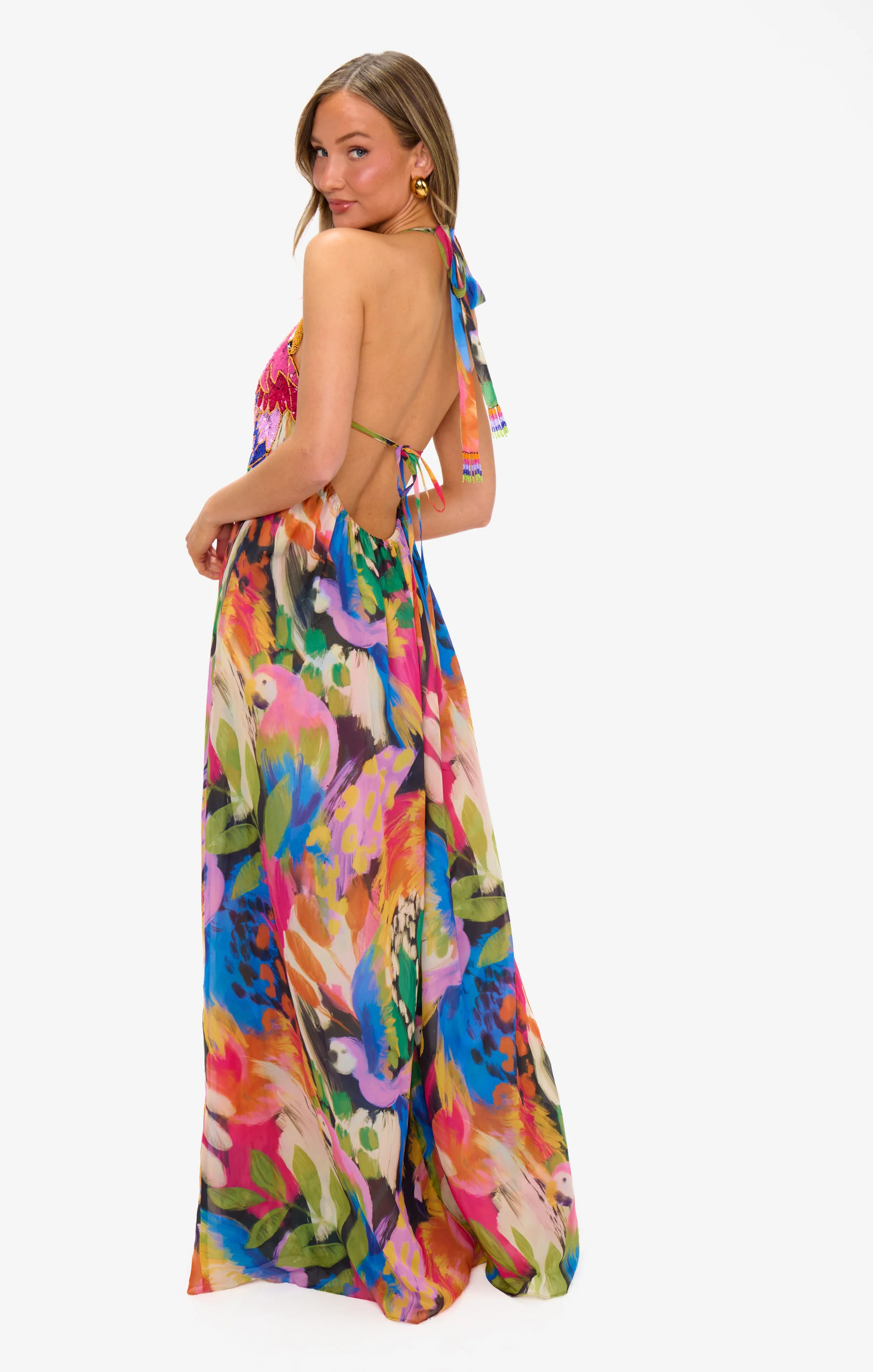 Valentina Maxi Dress ~ Midnight in Rio - Image 6