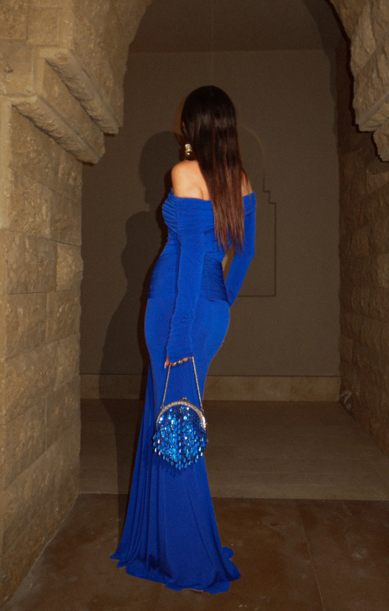 Vanessa Maxi Dress ~ Cobalt - Image 2