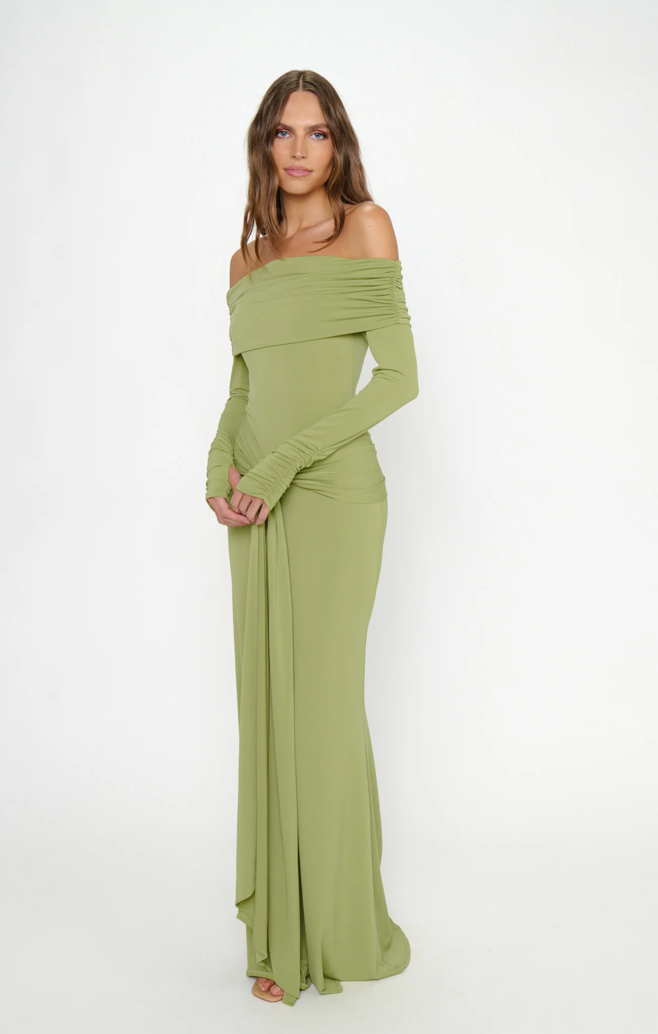 Vanessa Maxi Dress ~ Pear - Image 8